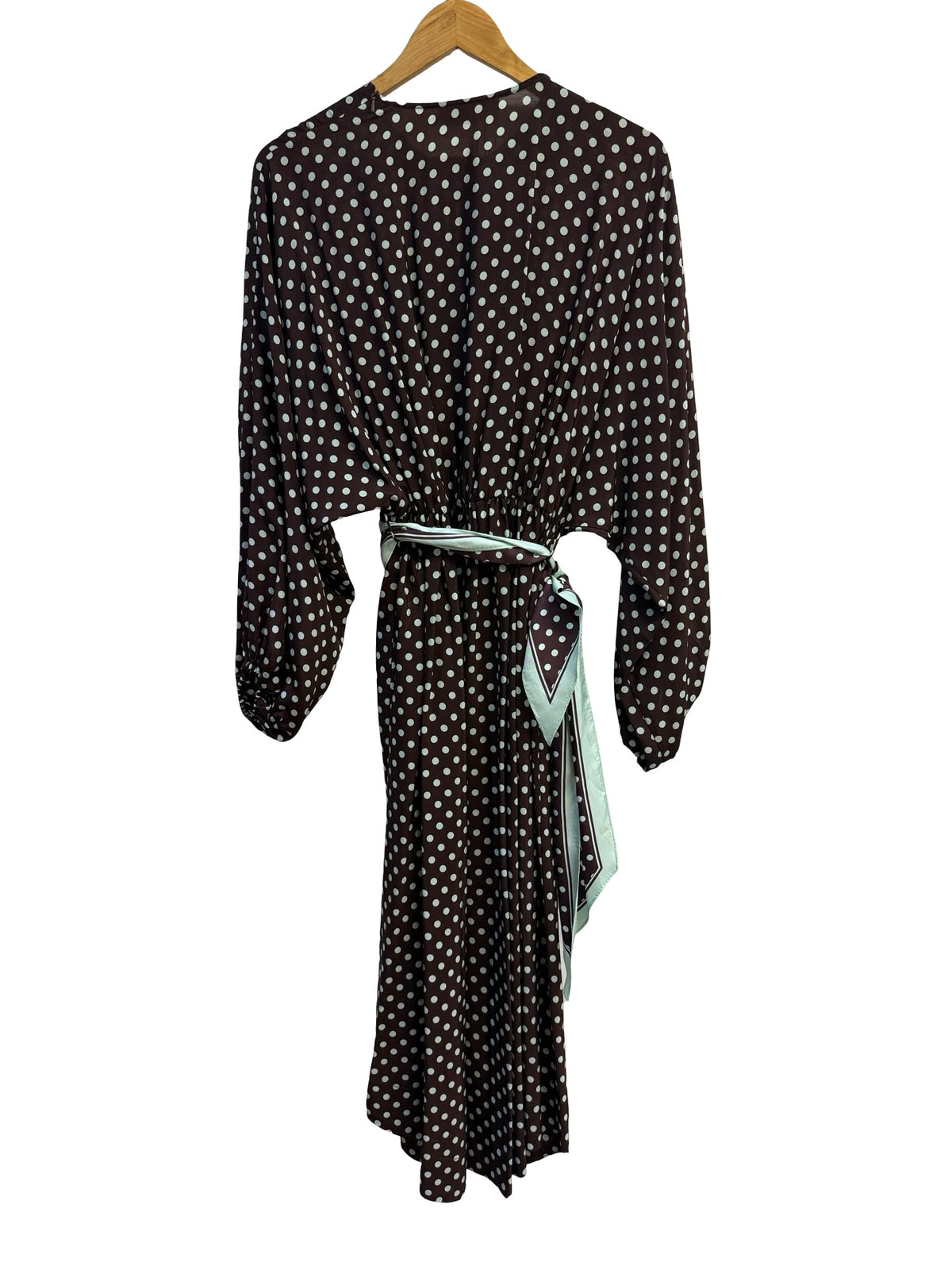 Zimmermann Brown & Blue Silk Dress 1