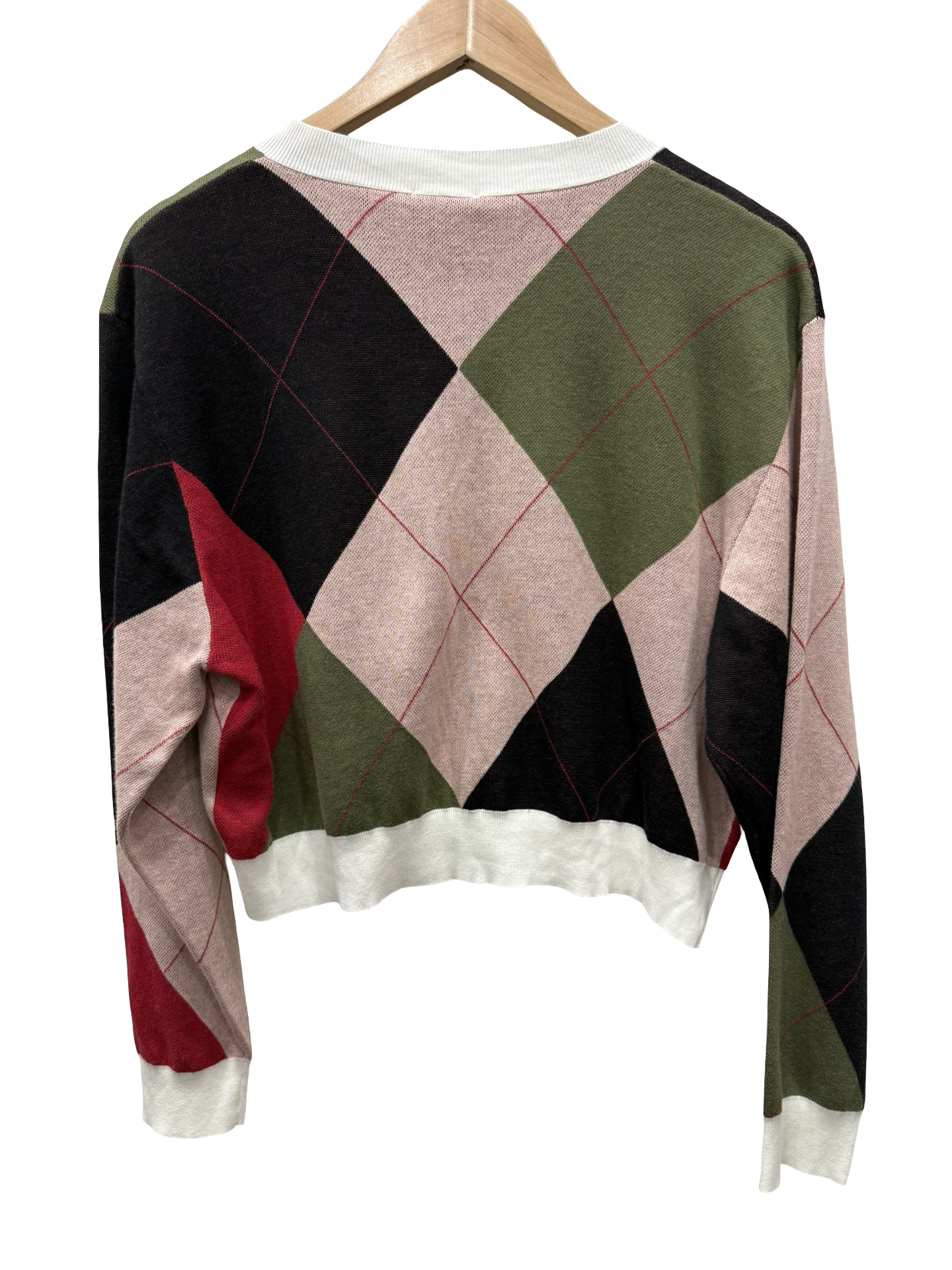 CUE Tartan Cardigan XL