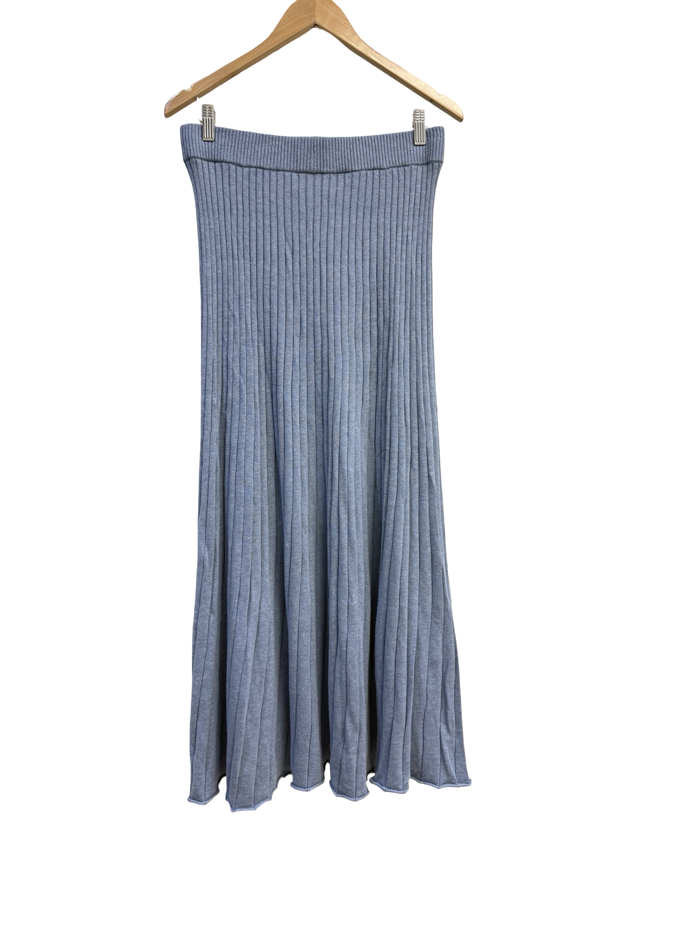Friends w Frank Blue Pleated Skirt L