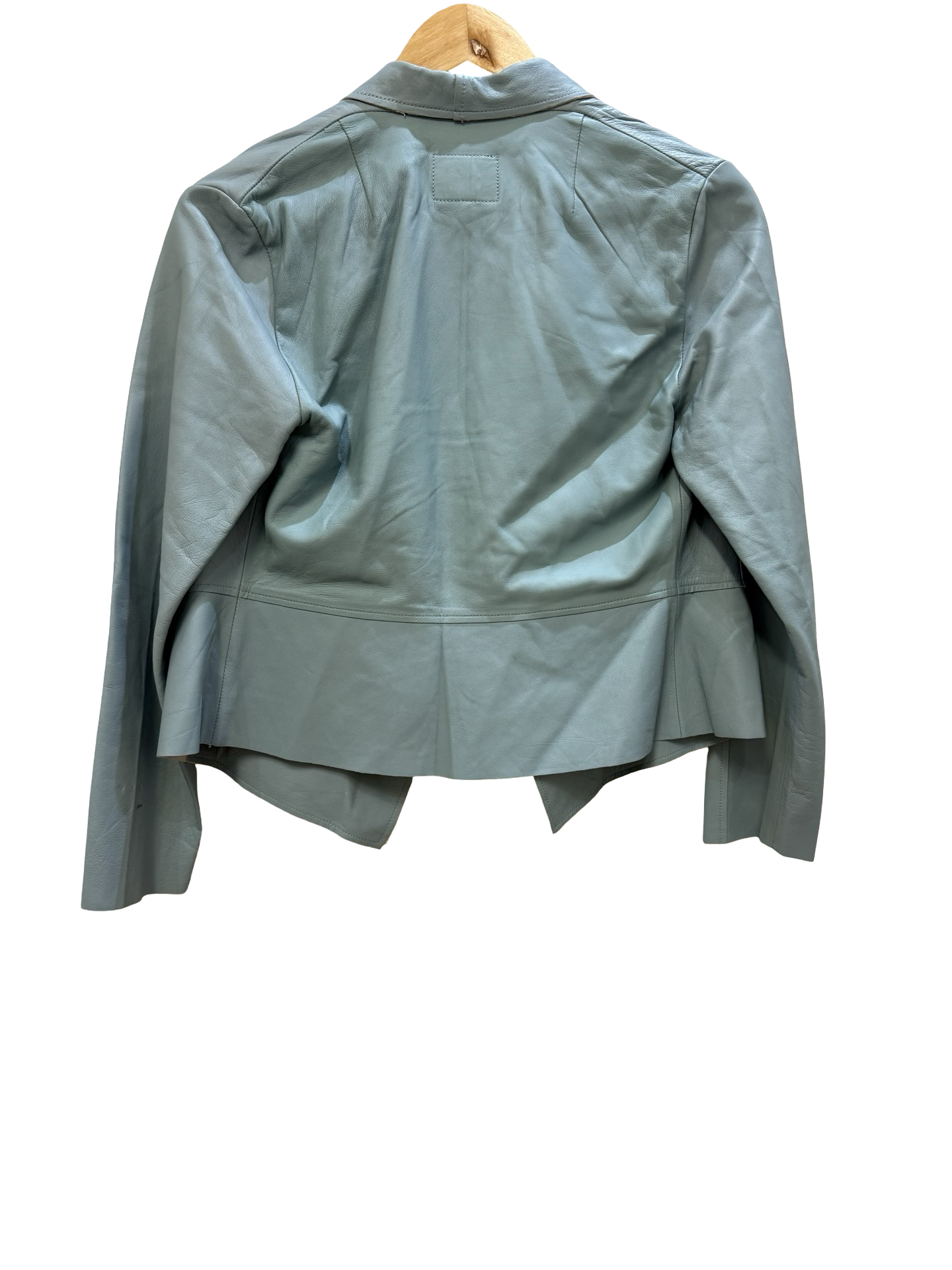 Bul Blue Leather Jacket XS
