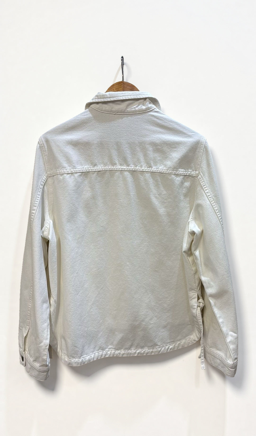 Flannel White Denim Jacket M
