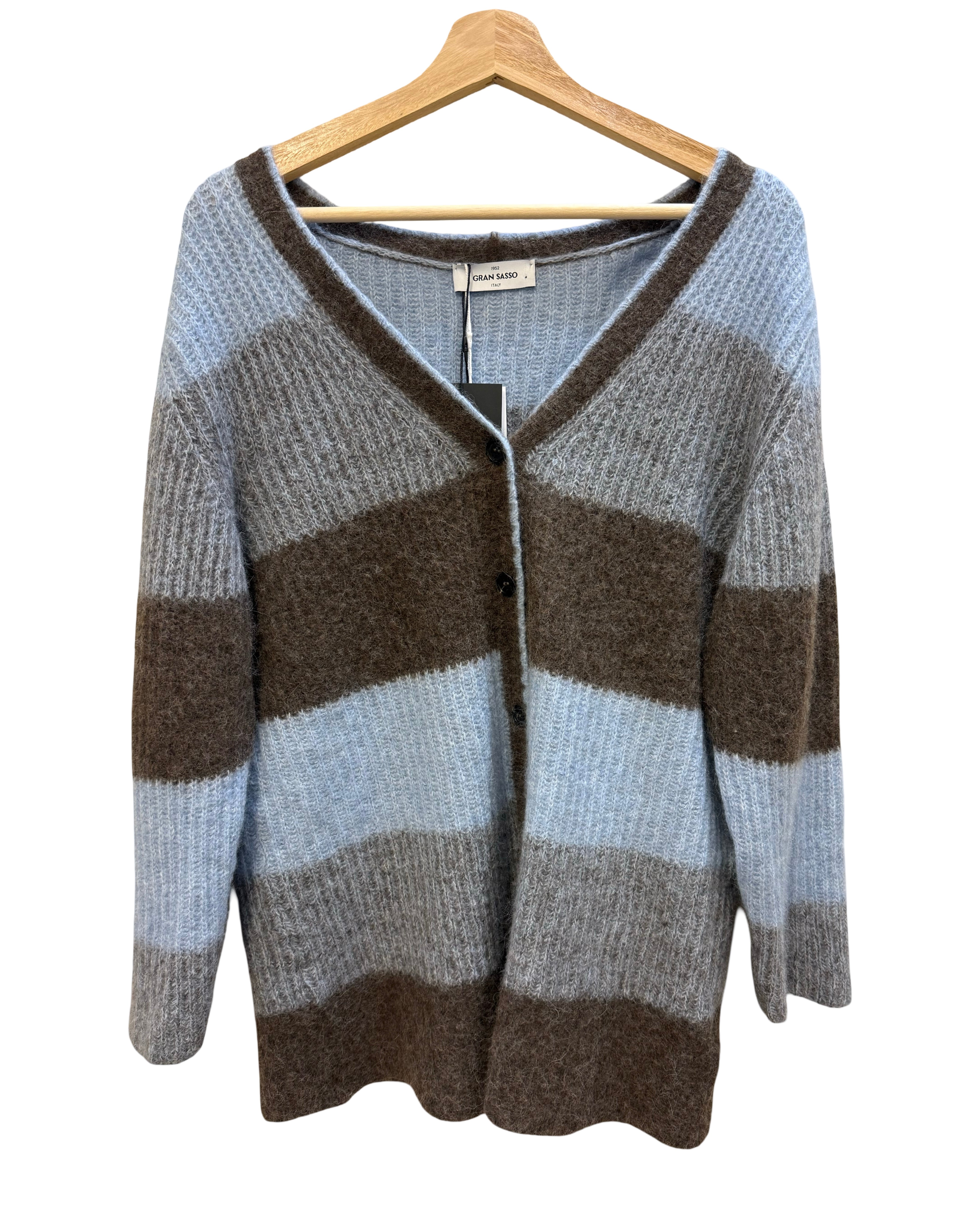 Gran Sasso Brown Cardigan S