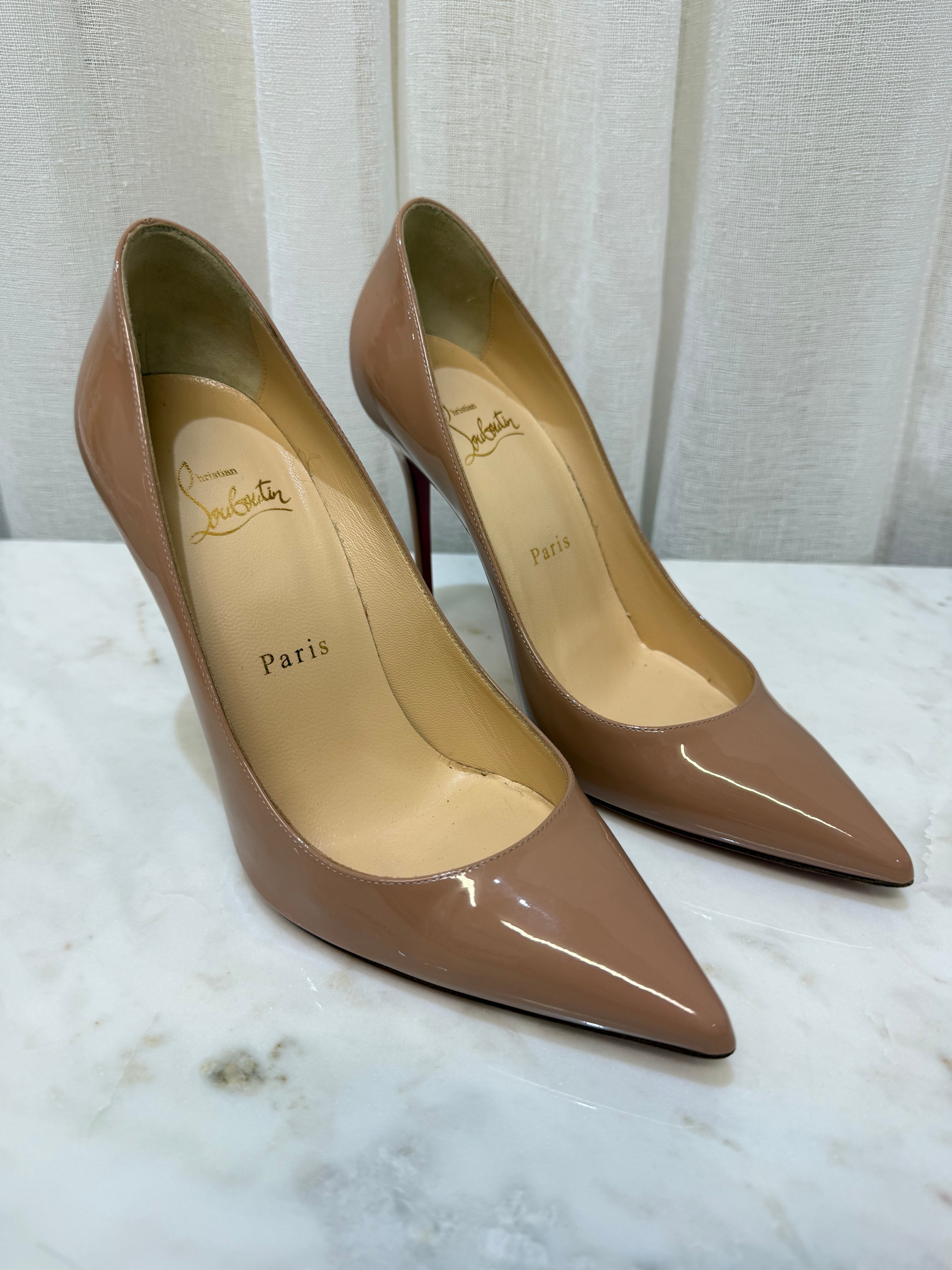 Christian Louboutin Nude Heels 37