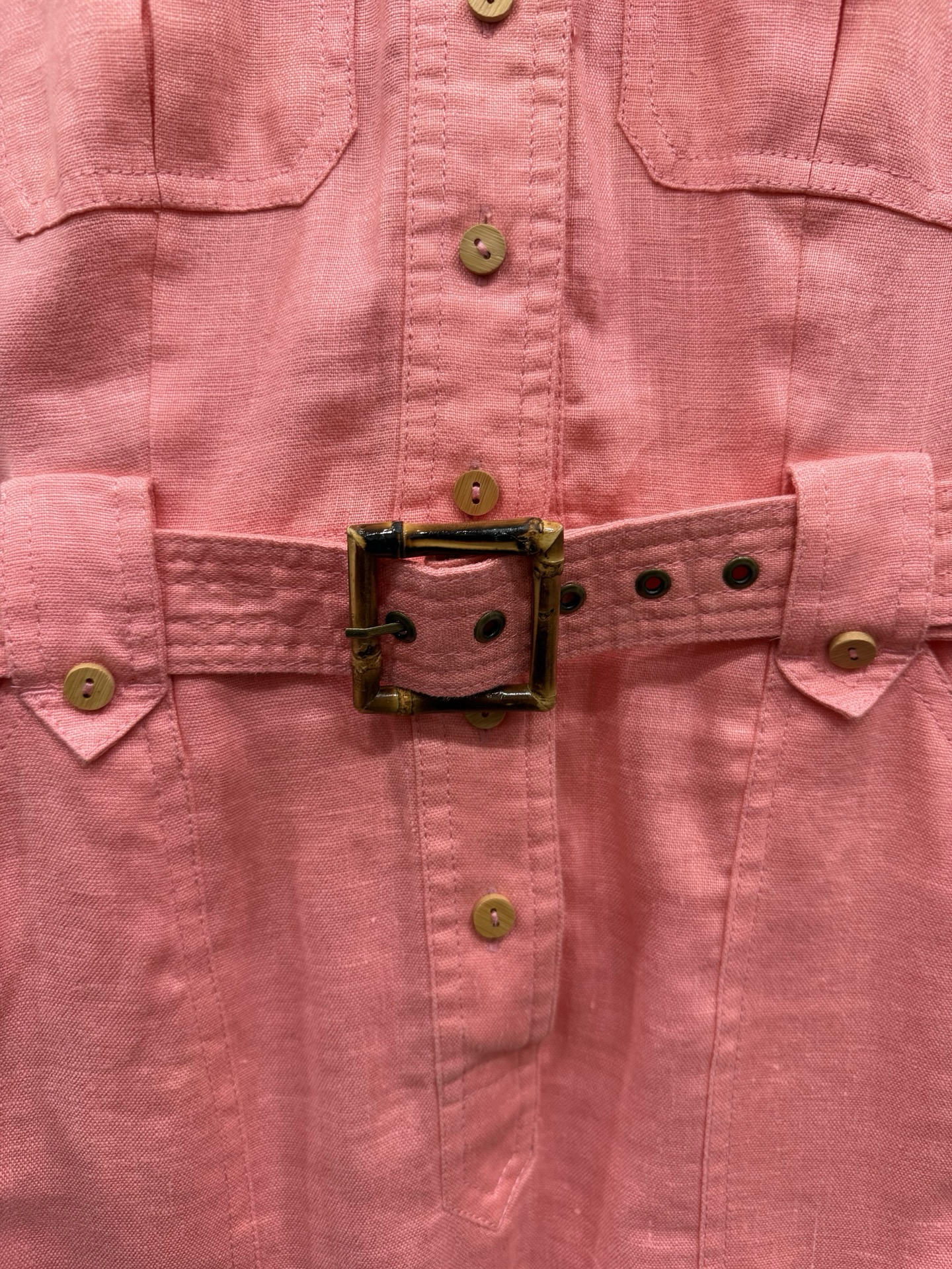 Zimmermann Dress w Belt Peach 0