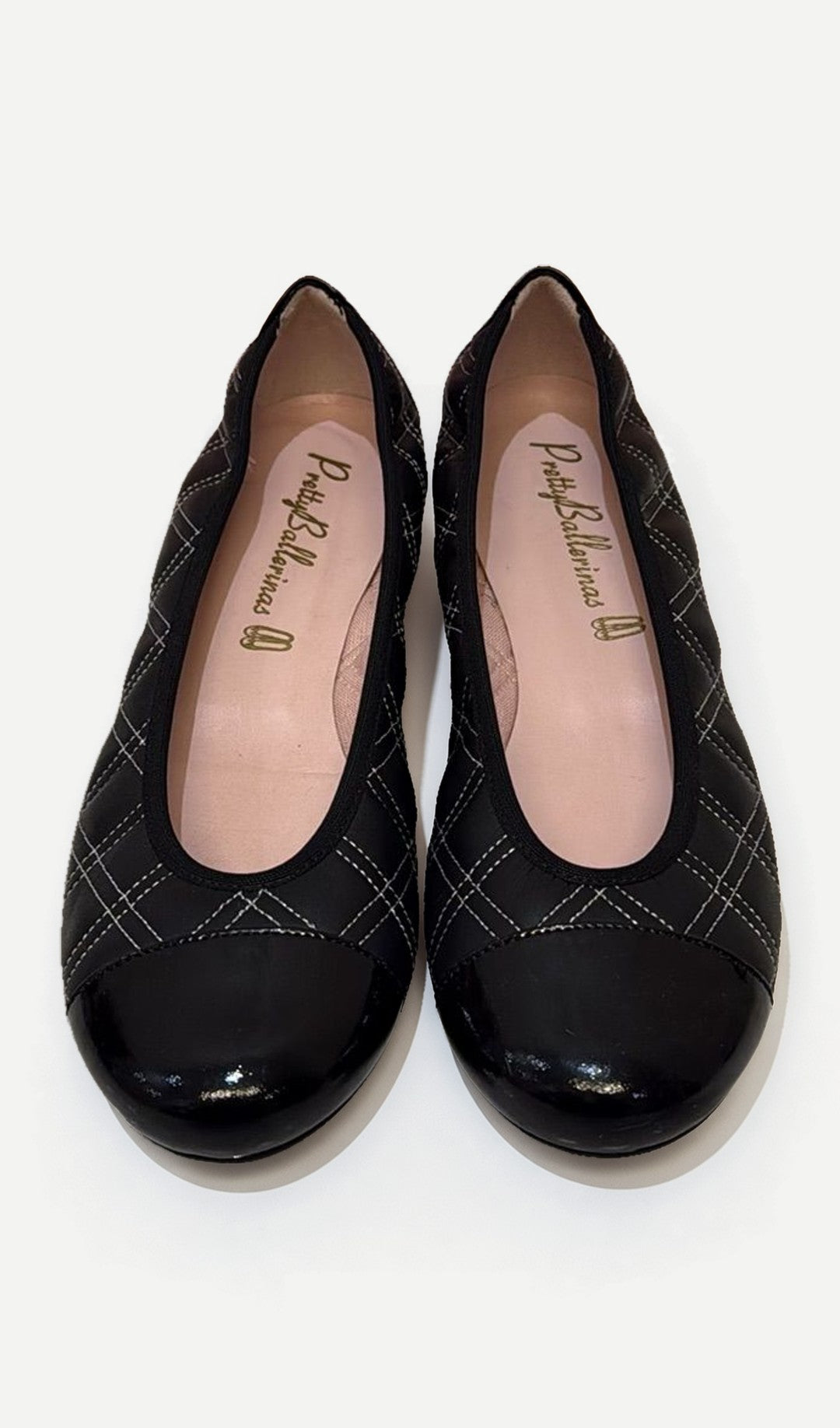 Pretty Ballerinas Black Ballet Flats 36