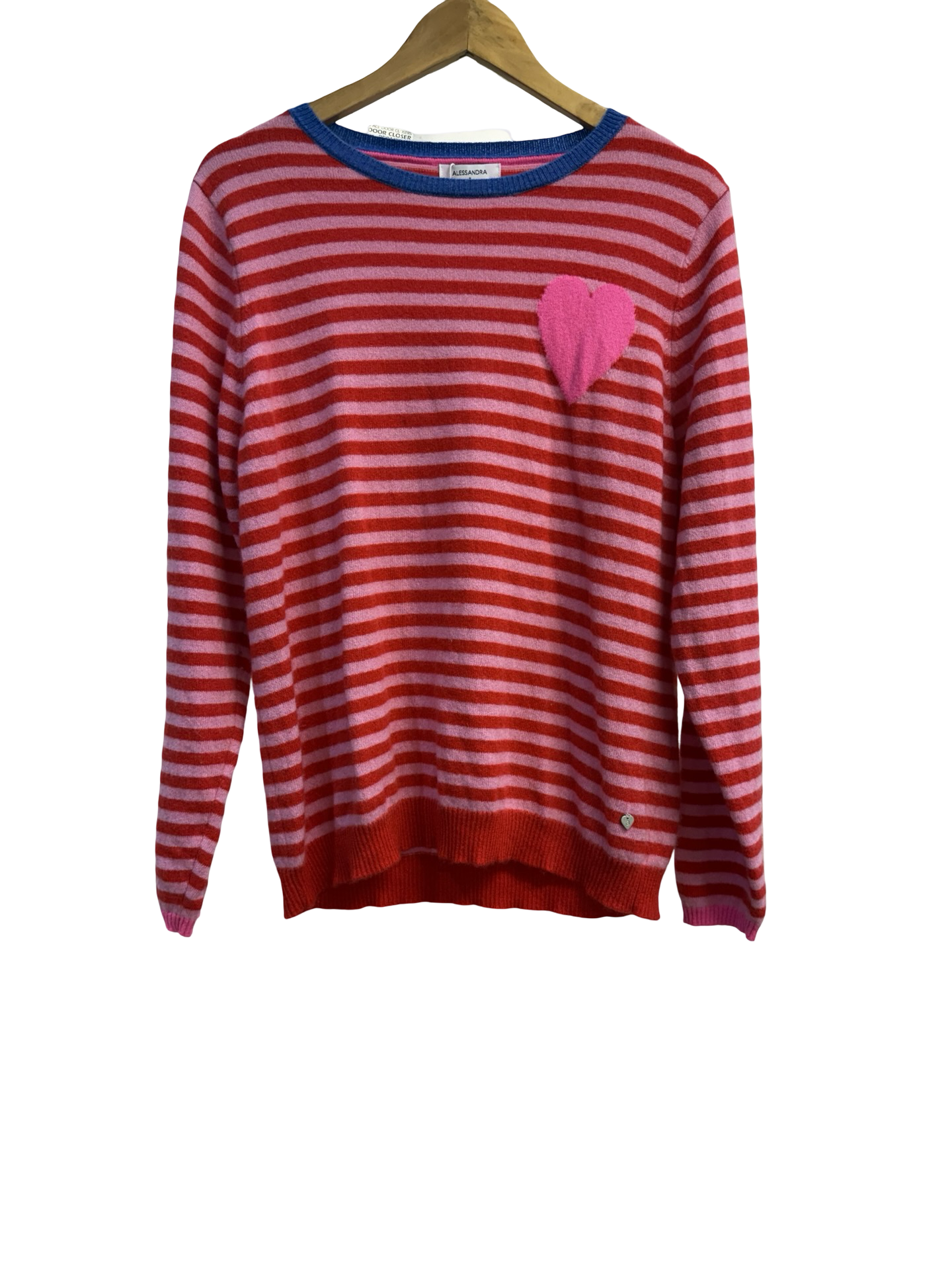 Alessandra Pink/Red Stripe Knit M