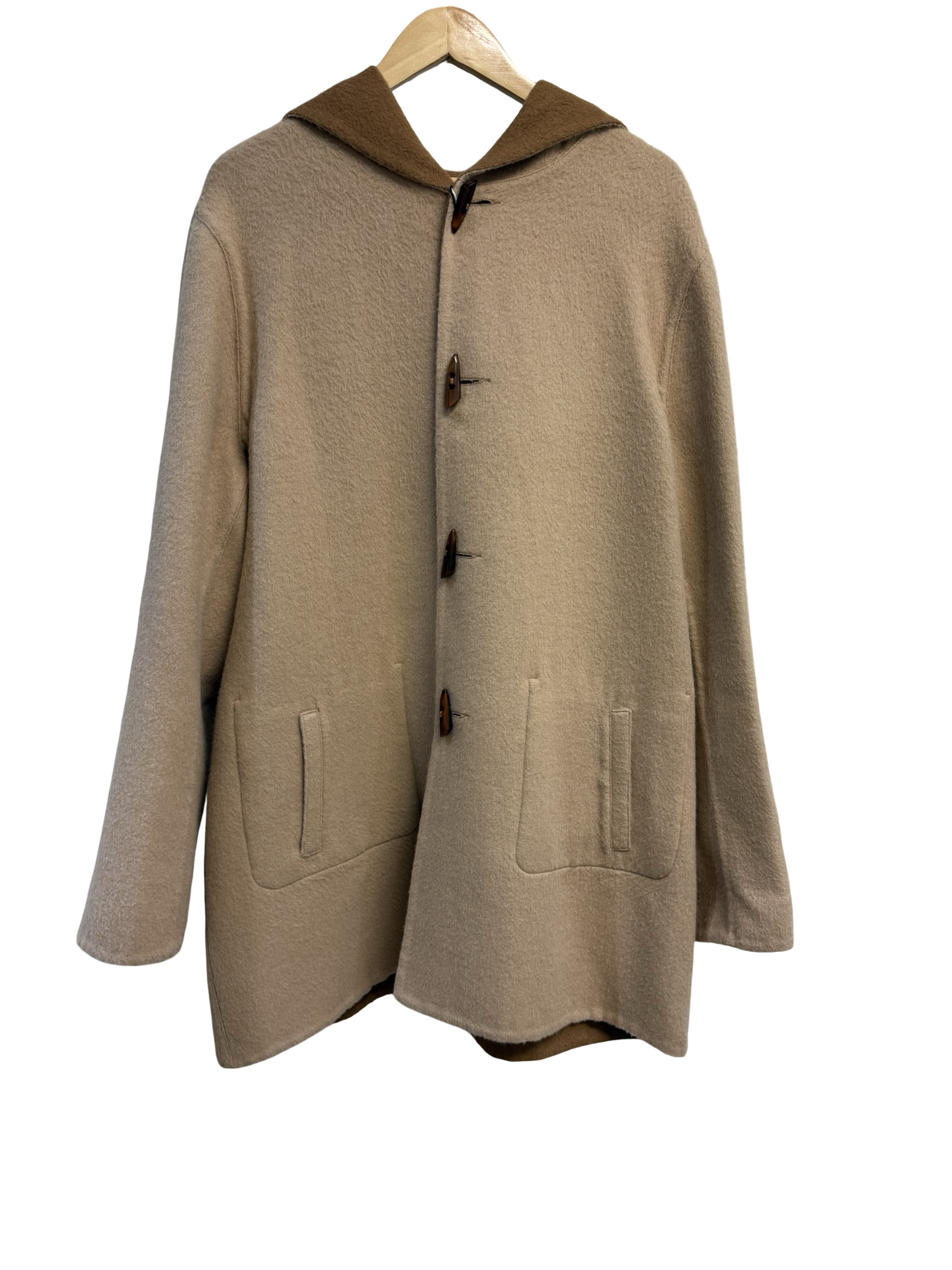 Alpaca Passion Reversible Duffle Coat L