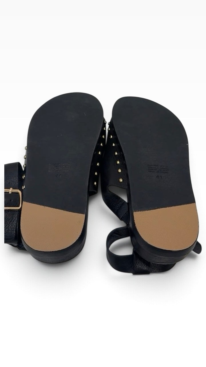 Top End Black Sandals 41
