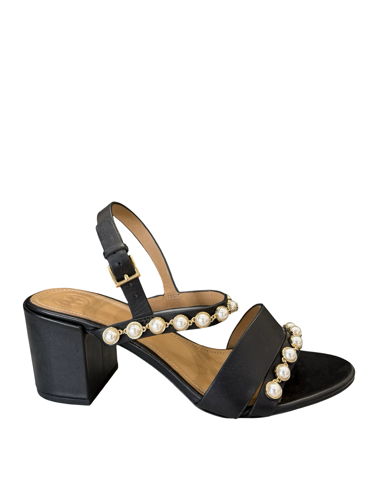 Tory Burch Black/Pearl Sandal 8