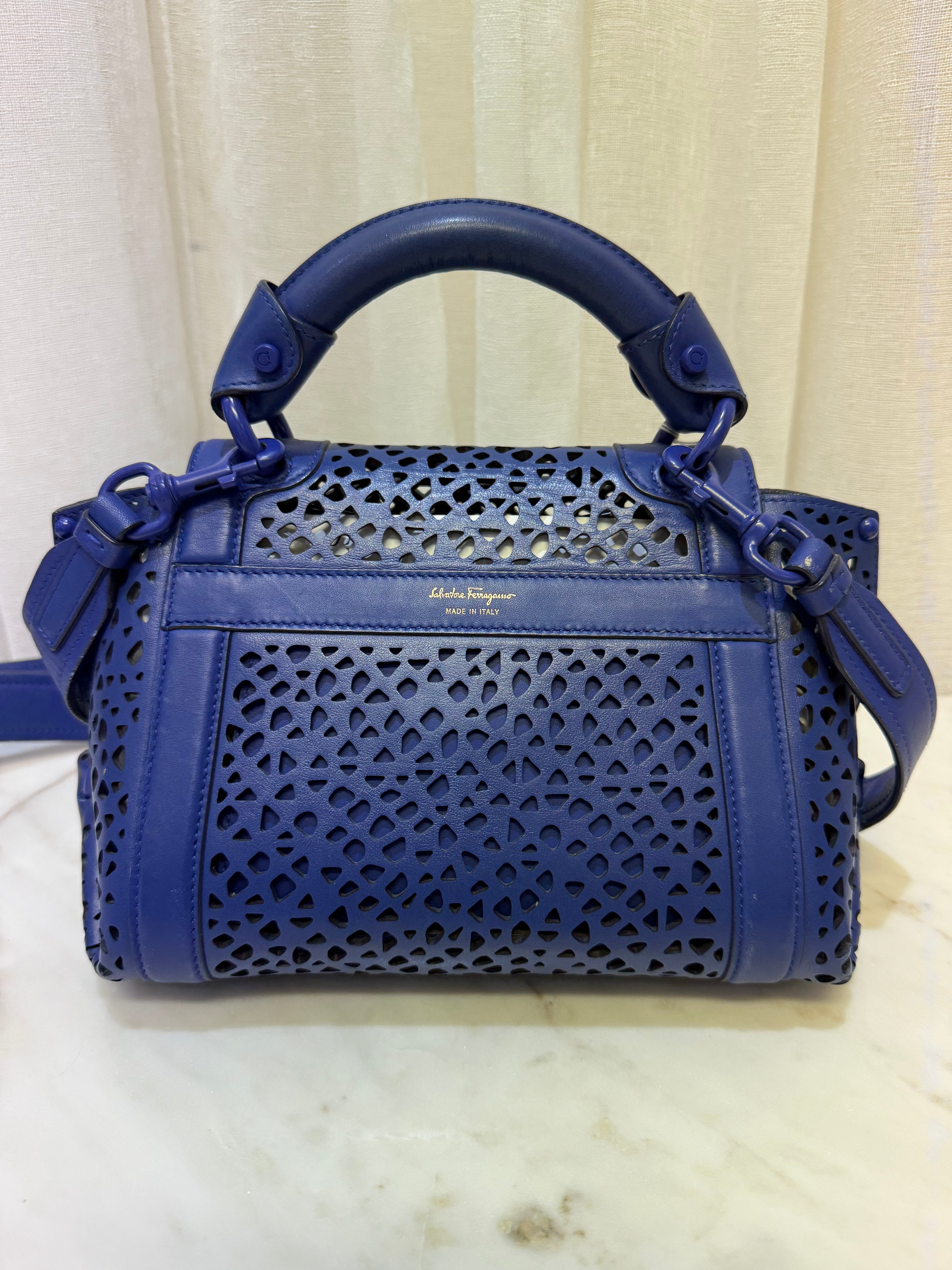 Salvatore Ferragamo Royal Blue Soft Sofia