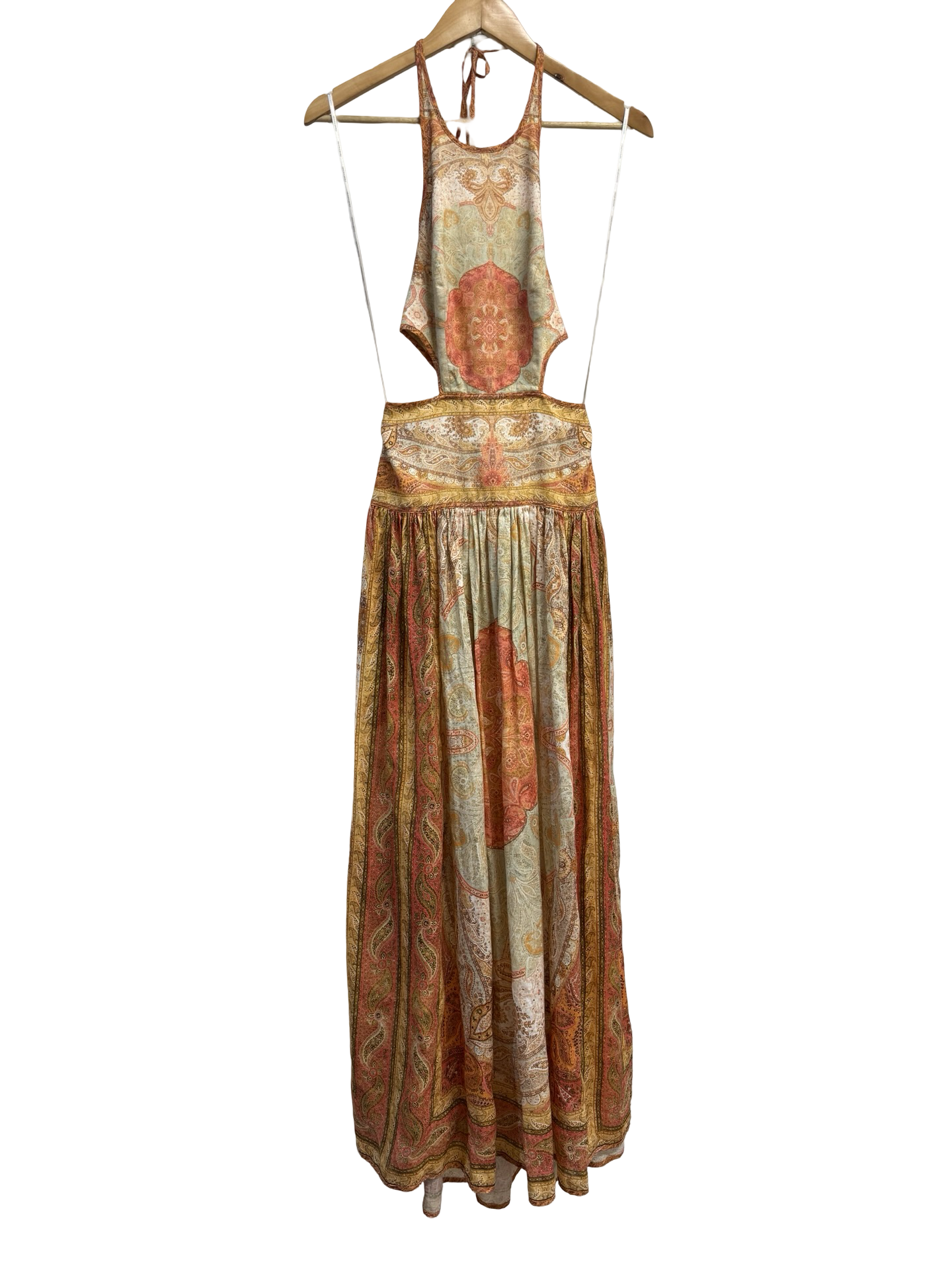 Zimmermann Paisley Orange Dress 0