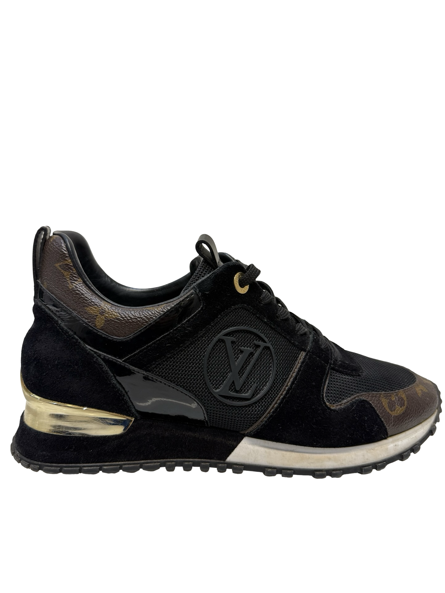 Louis Vuitton Black/Brown Sneakers 39