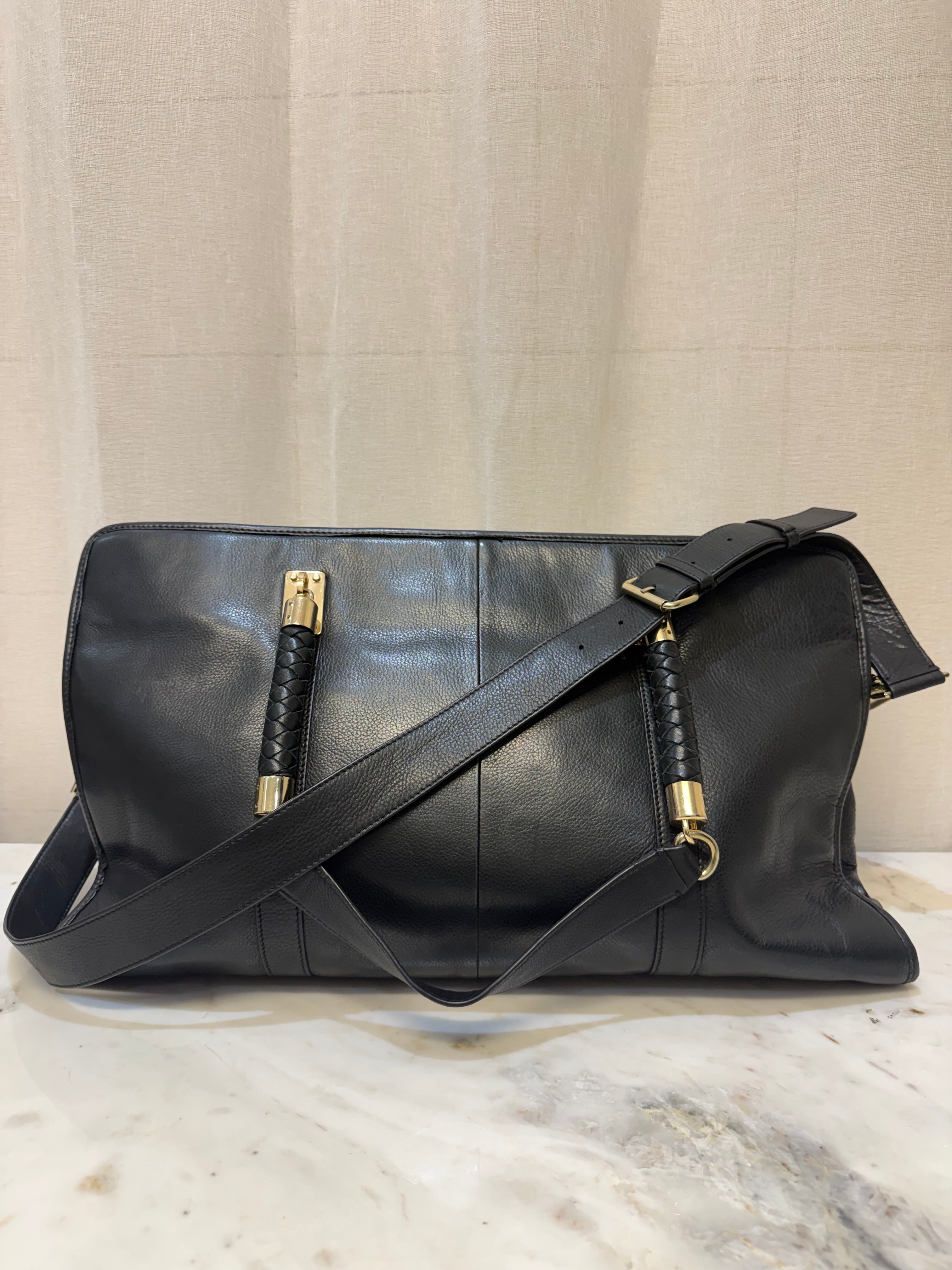 Sass & Bide Black Leather Bag