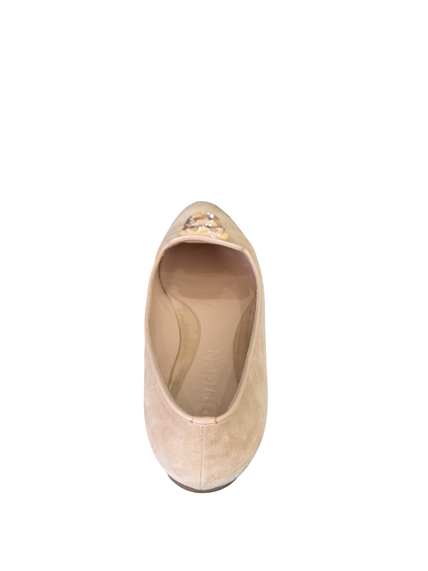 Alexander McQueen Nude Flats 38.5 WB