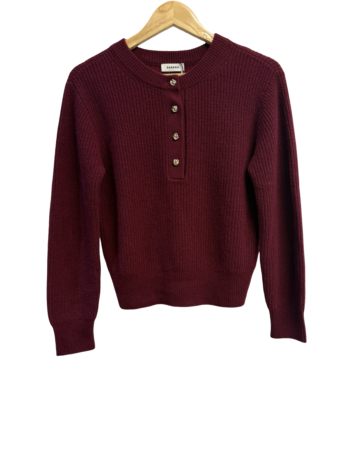 Sandro Maroon Jumper S