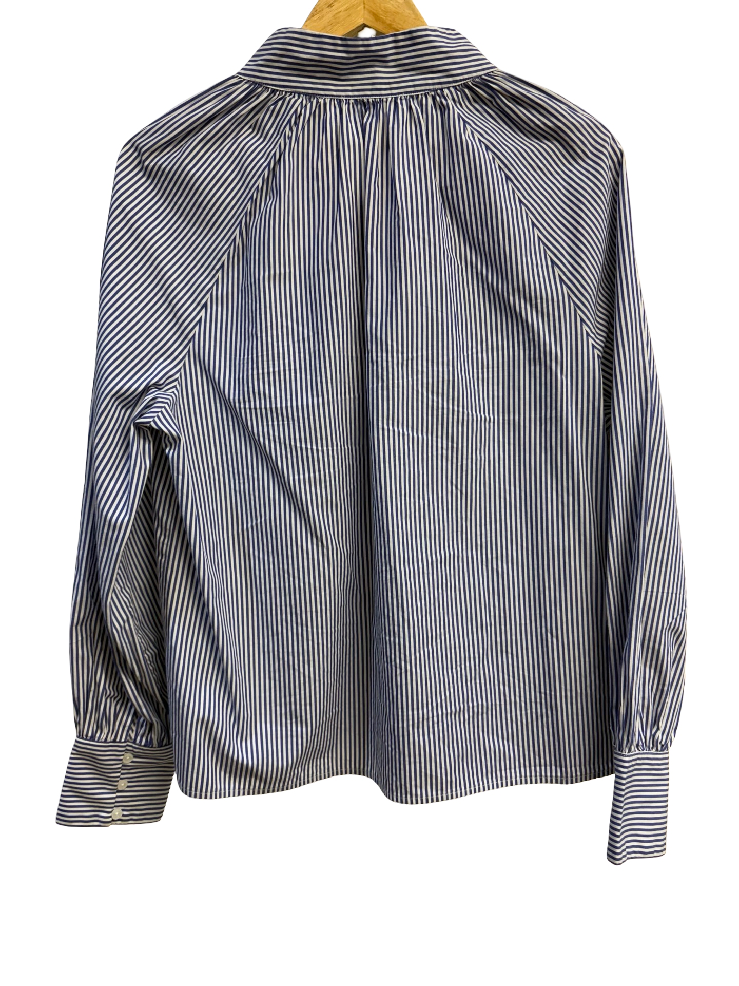 Alessandra Blue Stripe Shirt XS