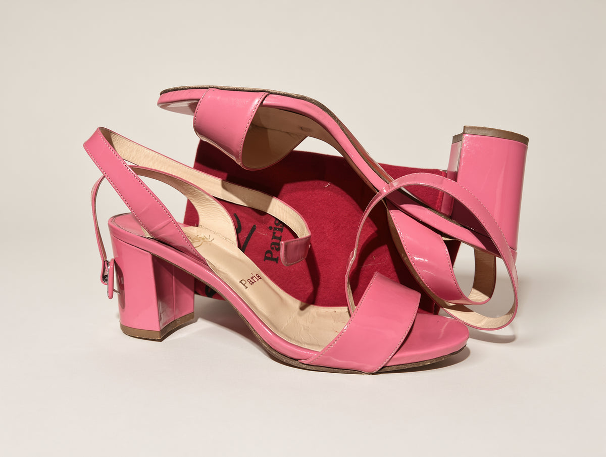 Christian Louboutin Pink Sandal 39 WB