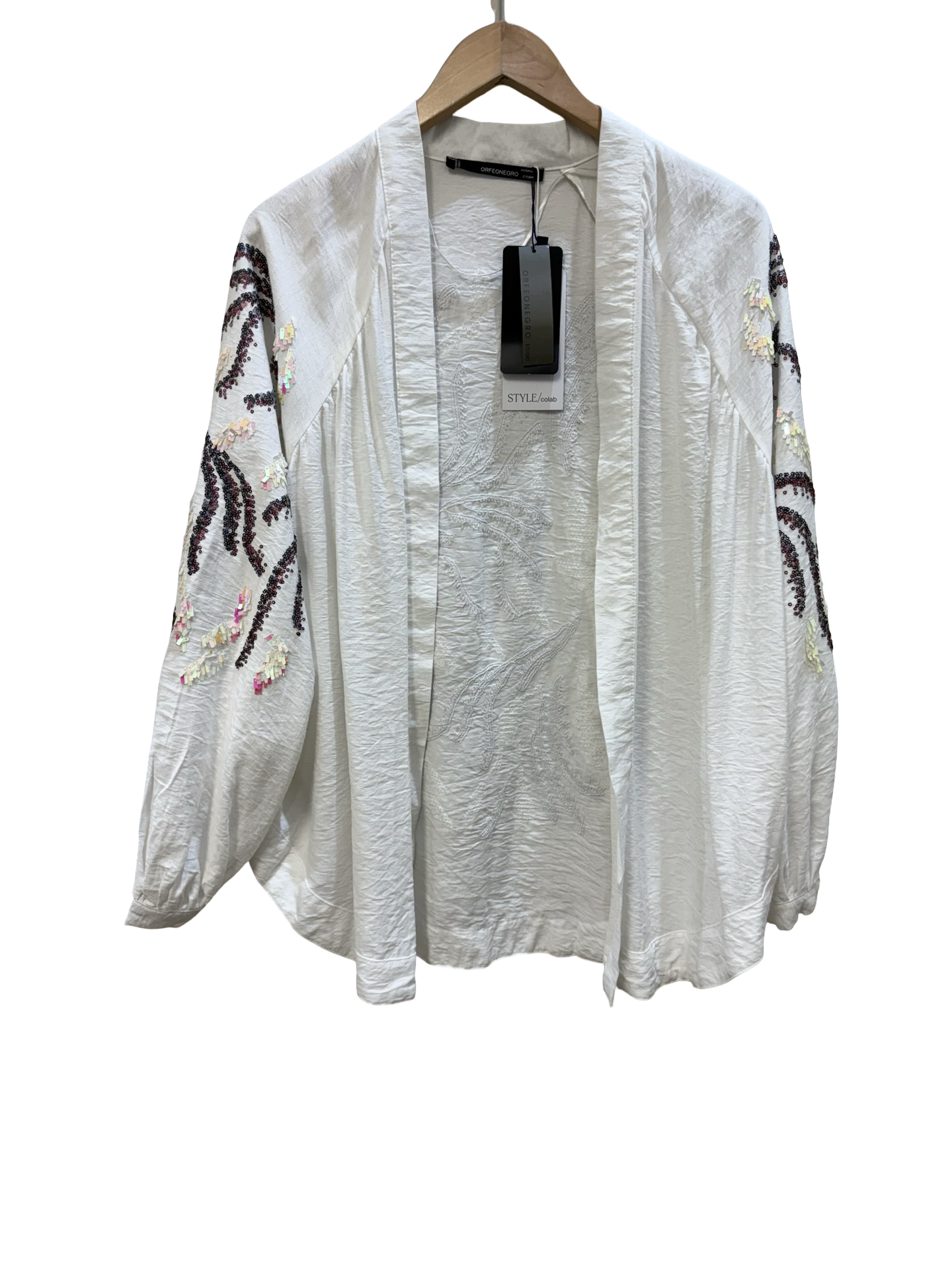 Orpheonegro Beige1 Kimono OS