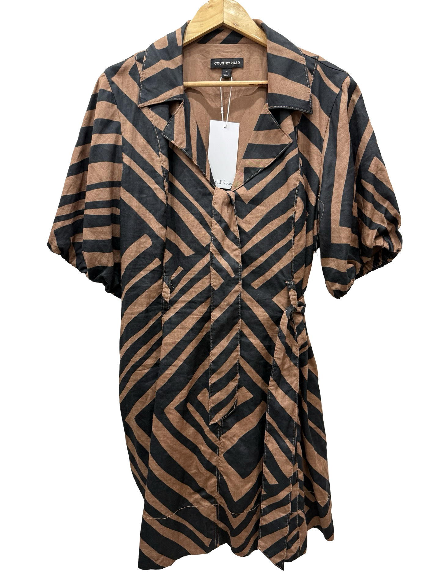 Country Road Brn Dress 16