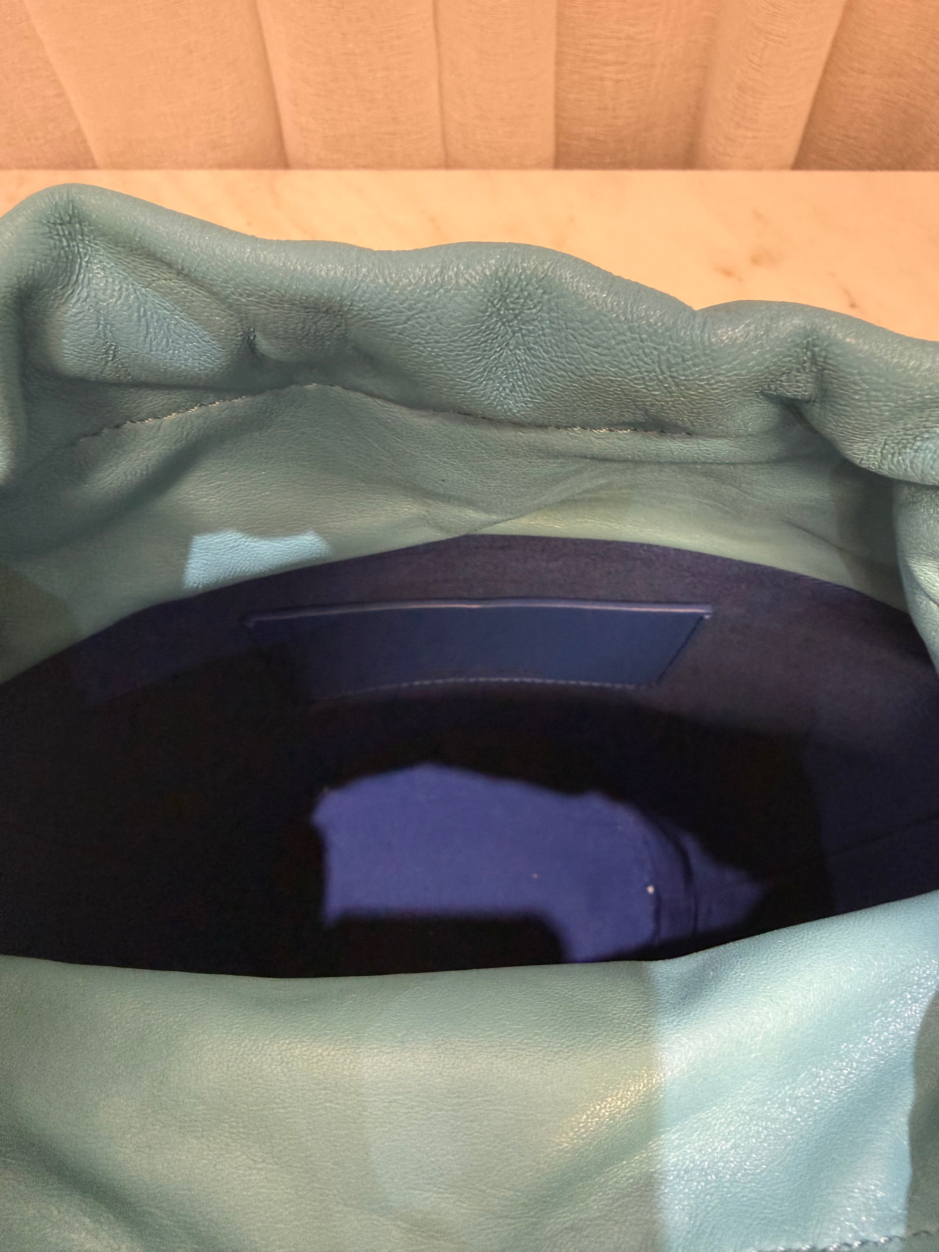Emporio Armani 1981 Blue Bucket Crossbody bag