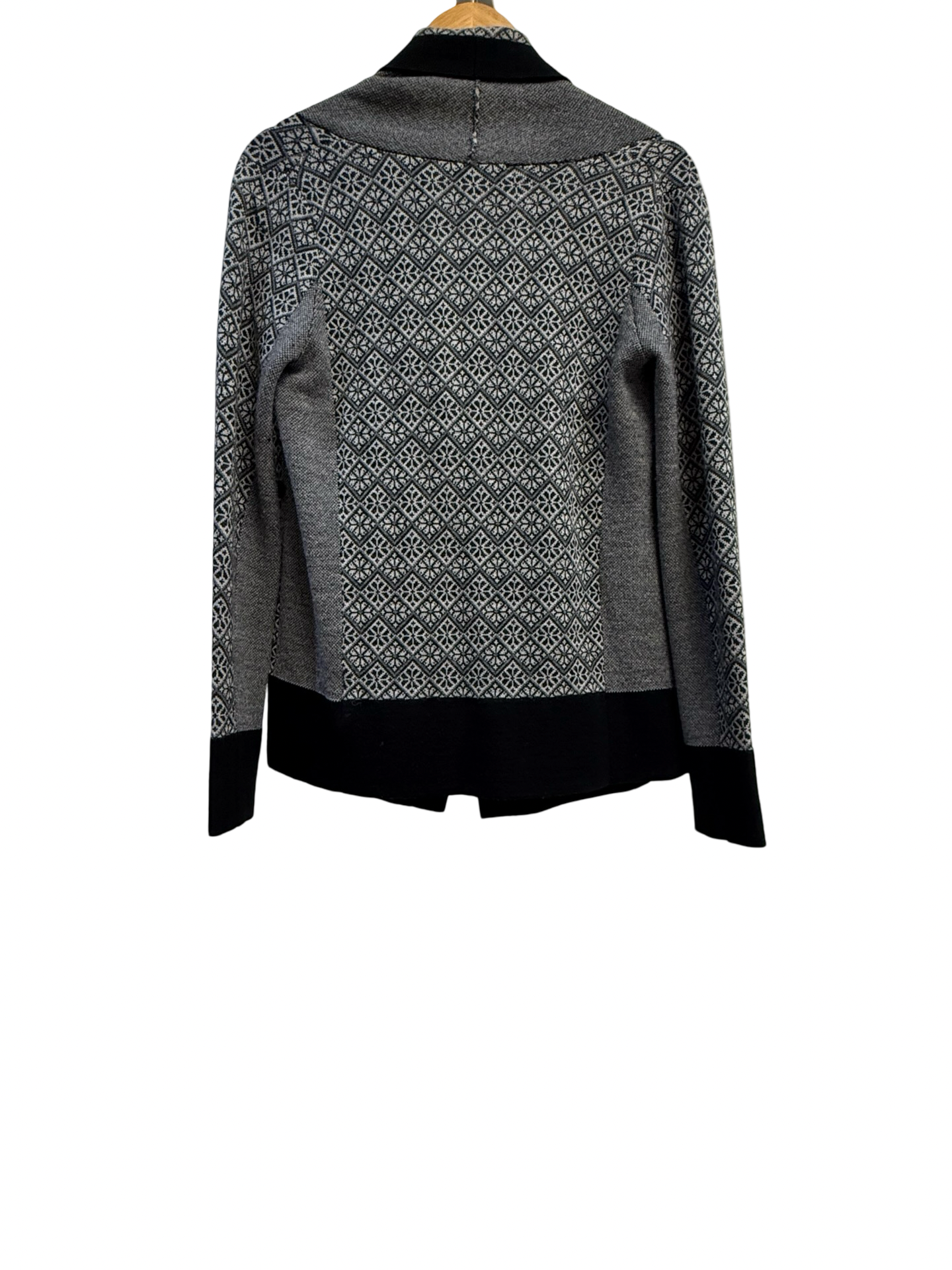 Ella Sanders Grey Printed Cardi S
