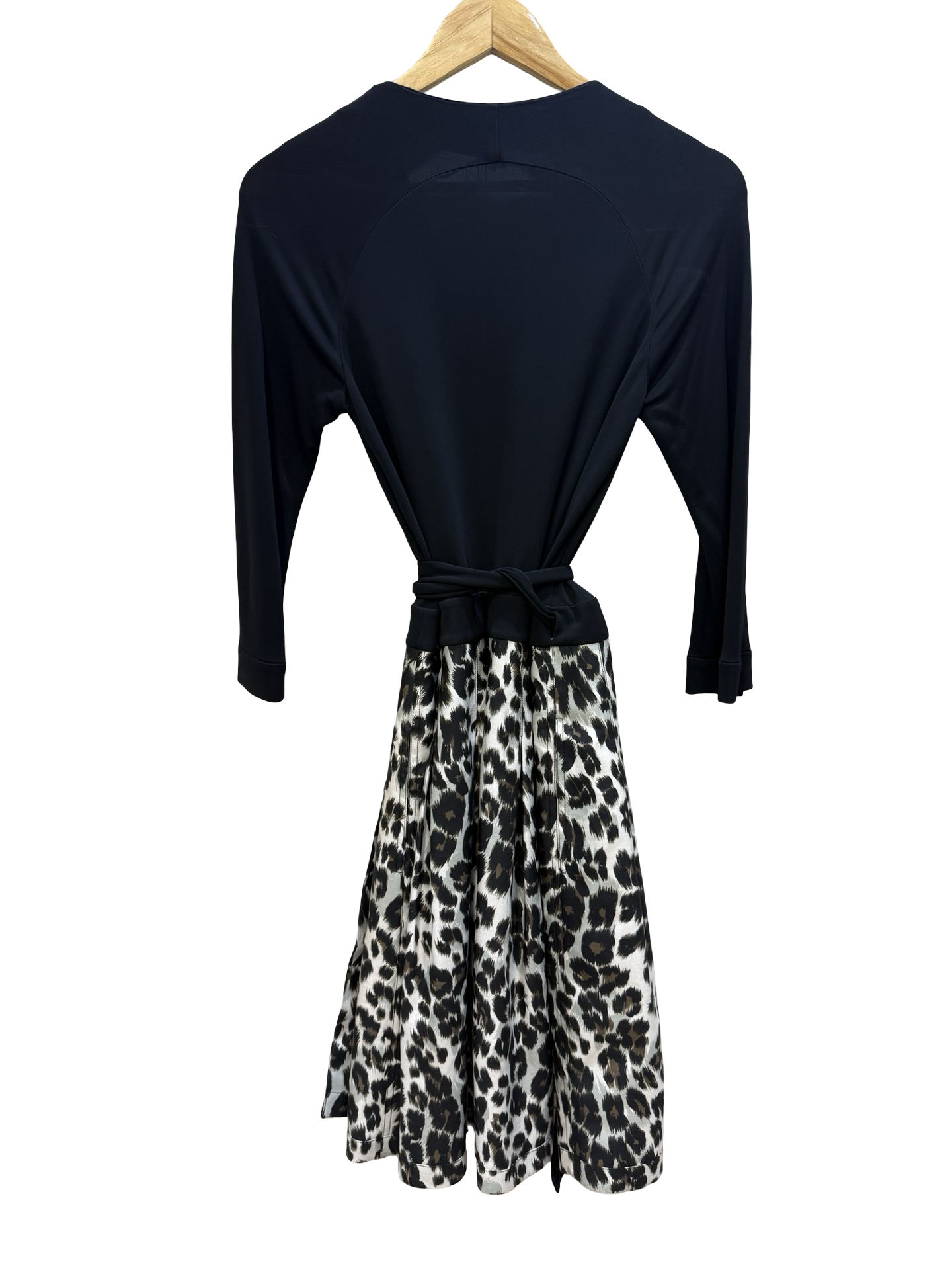 Diane Von Furstenberg Wrap Pattern Dress 10