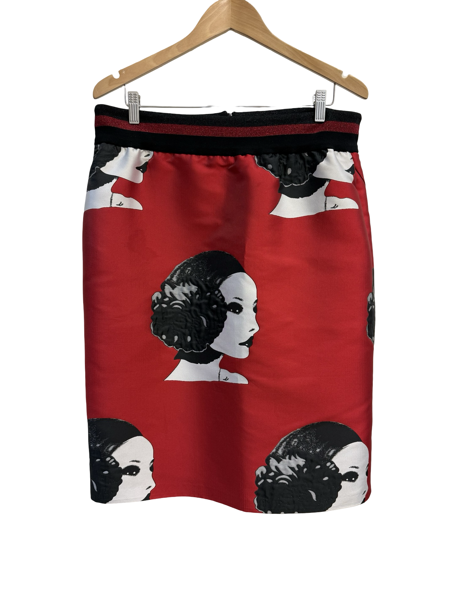 Cooper Red/Blk Skirt 14