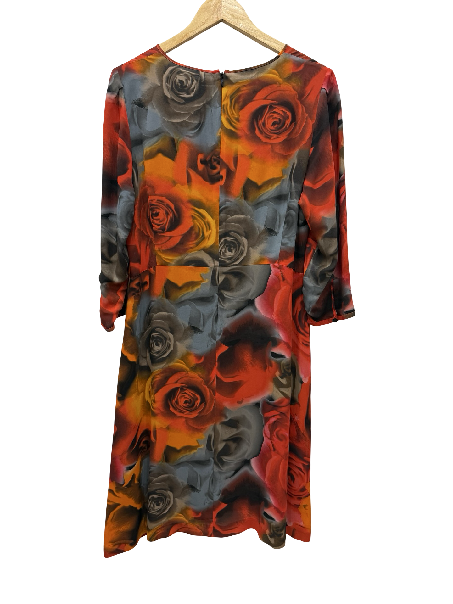 Anna Thomas Red Roses L/S Dress 14