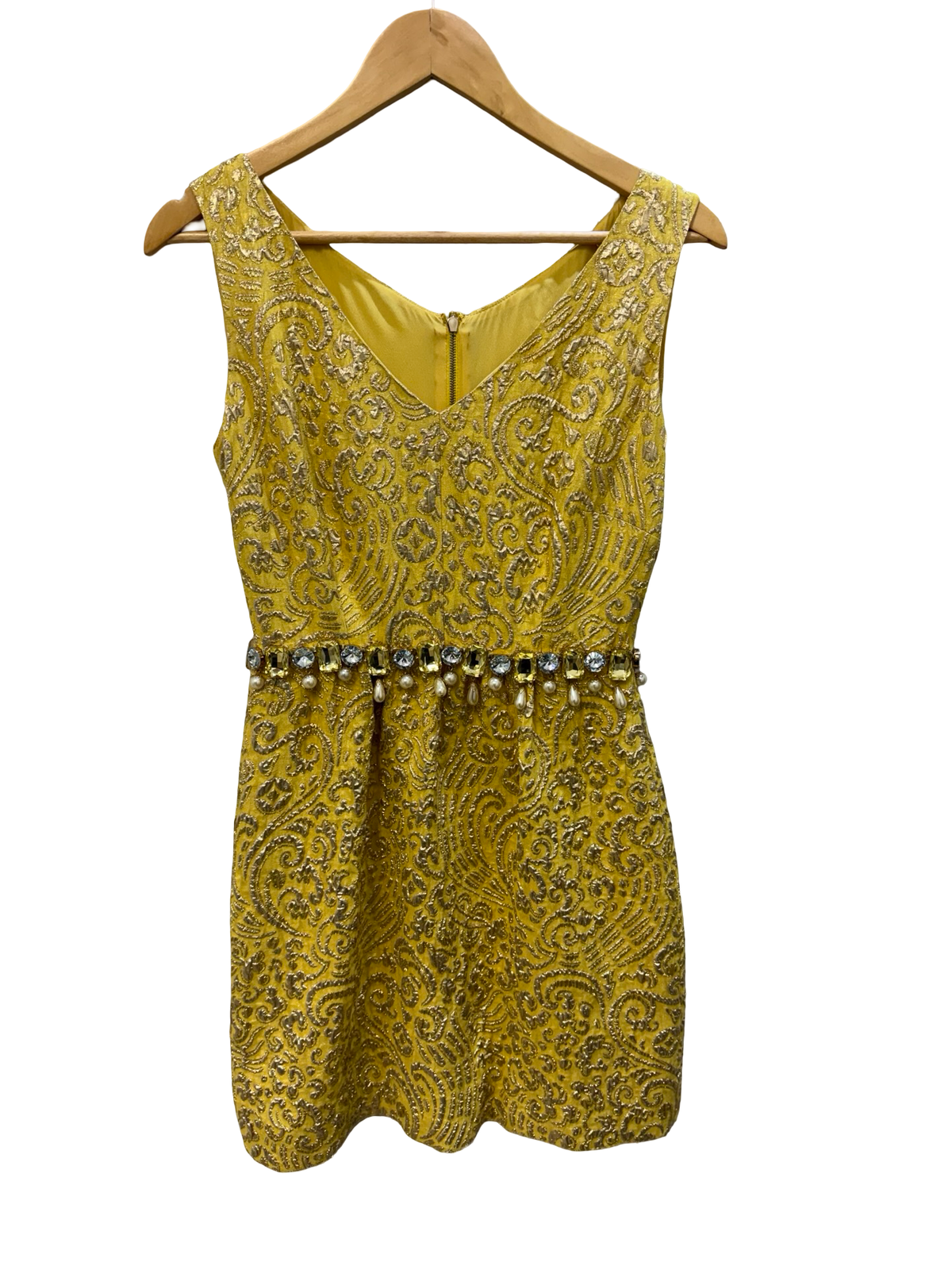 Dolce & Gabbana Gold Dress 40 As IS