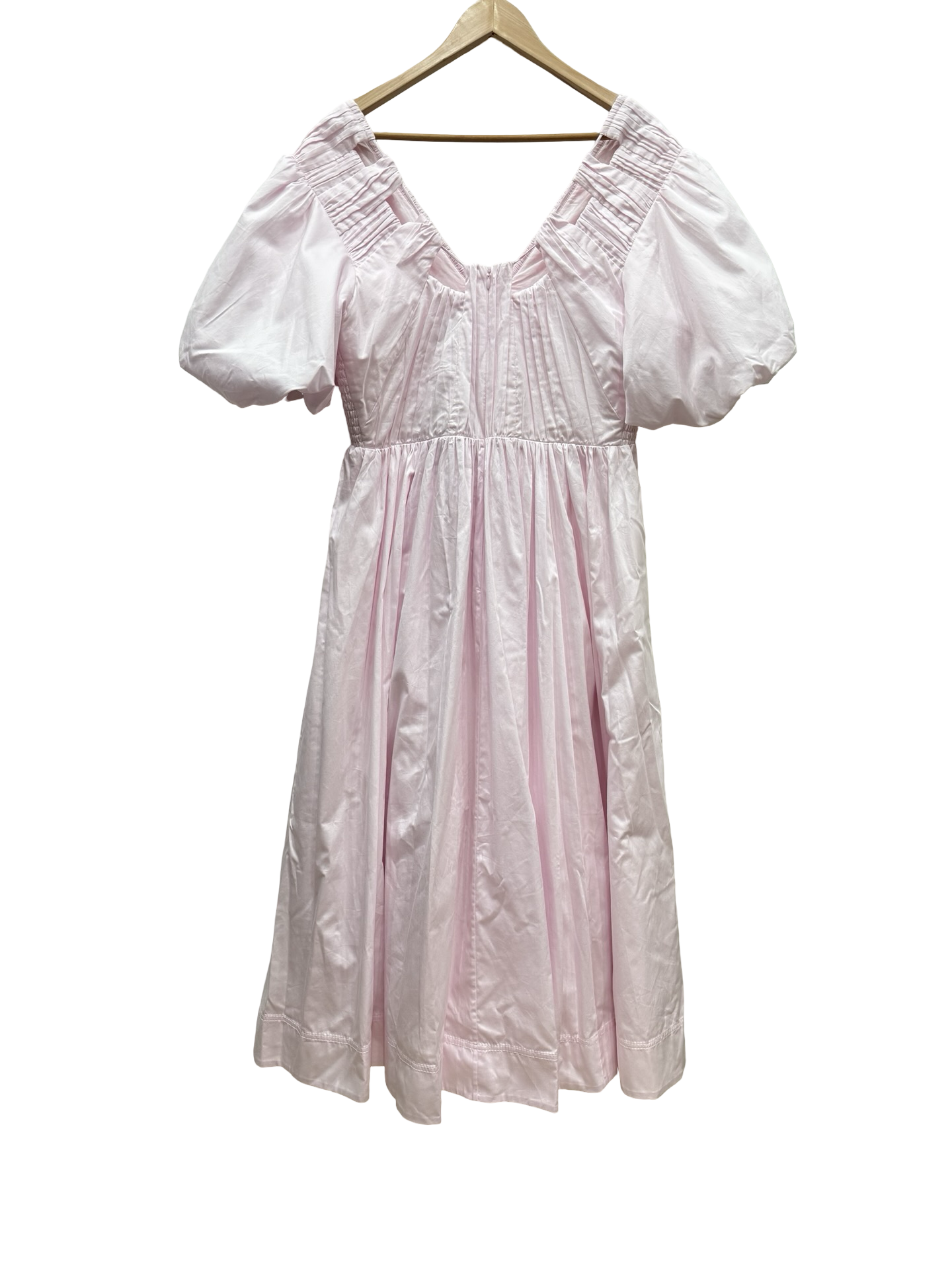 Aje Pink Puff Slve Dress 16