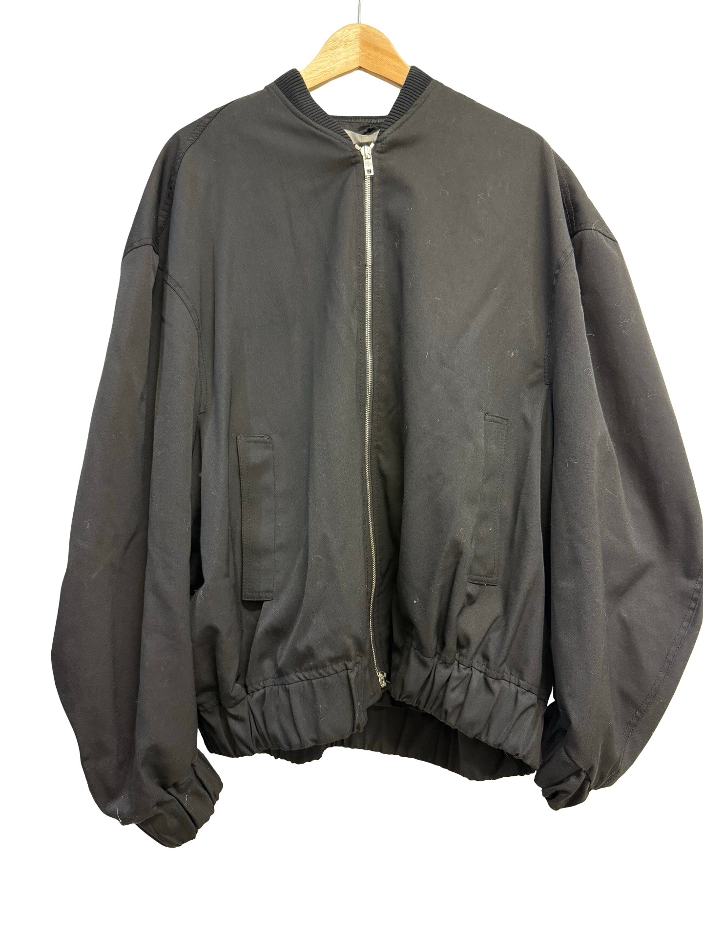 Zara Black Bomber Jacket M