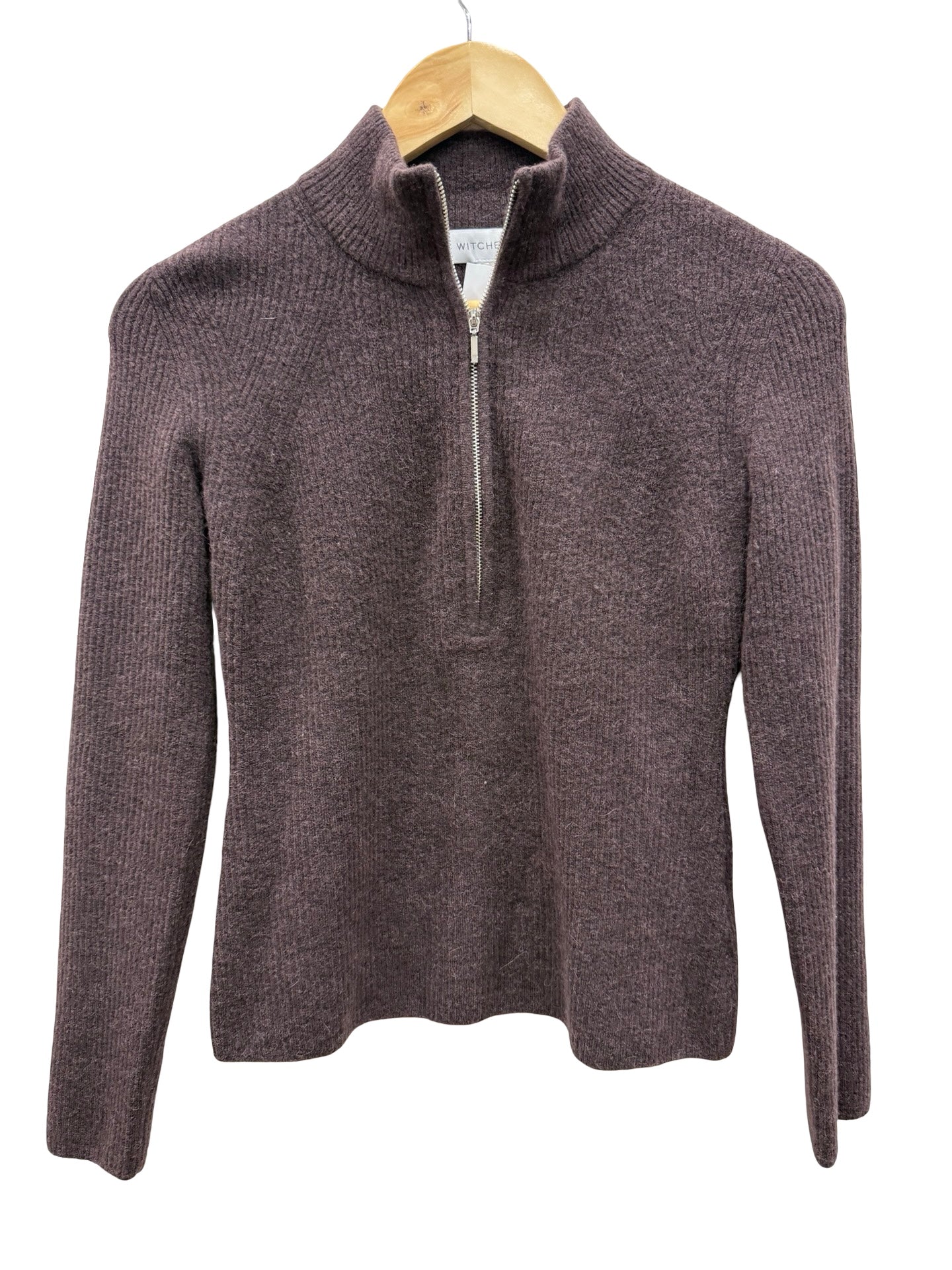 Witchery Brown Knit Top XXS