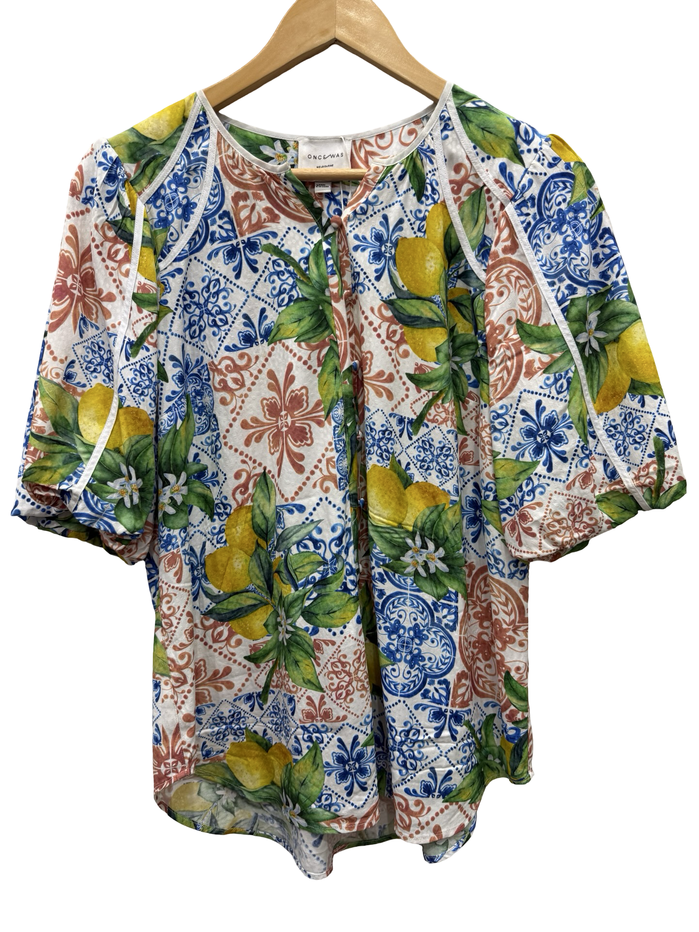 Once Was Print Blouse 2