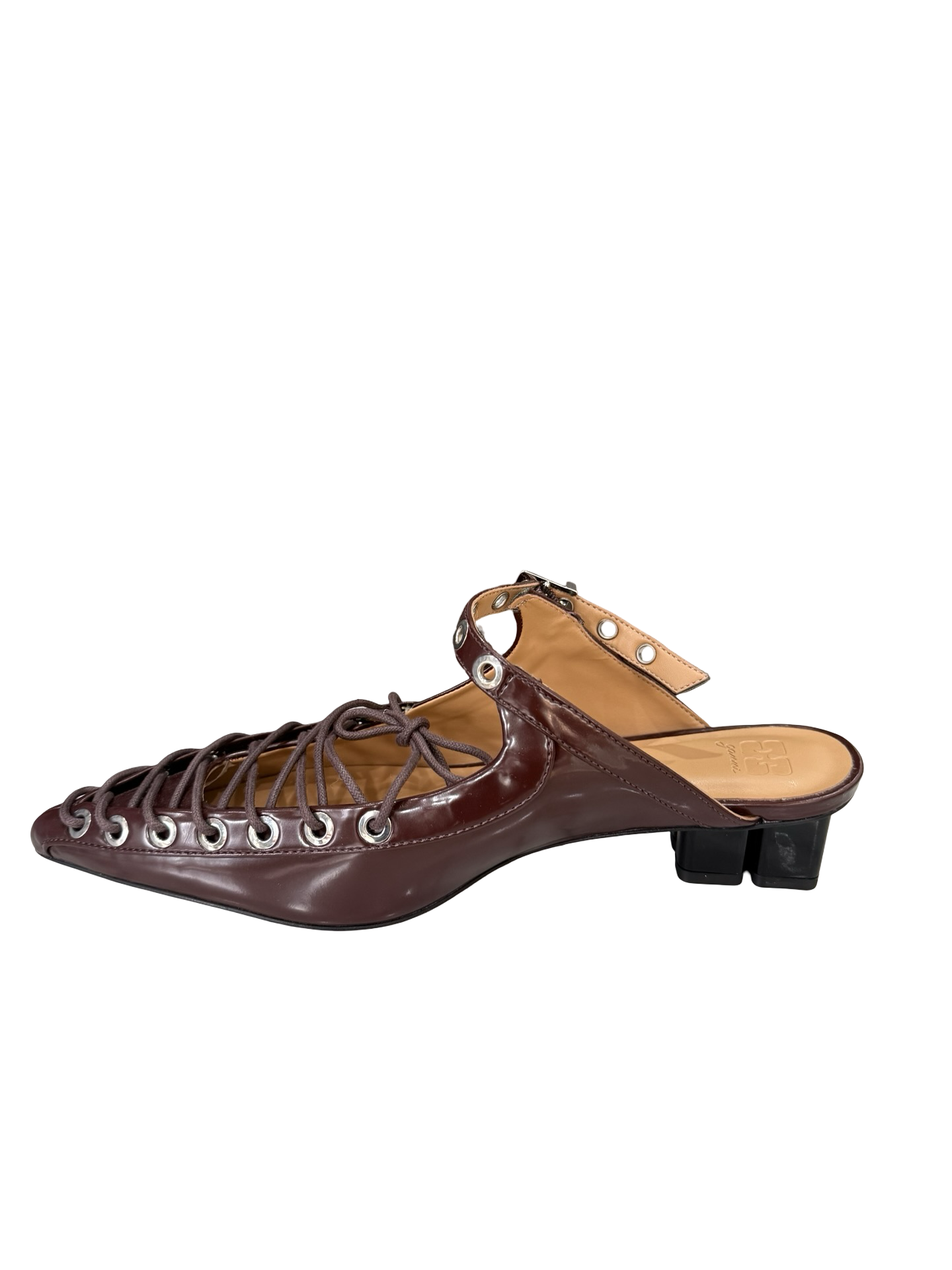 Ganni Brown Mule 38