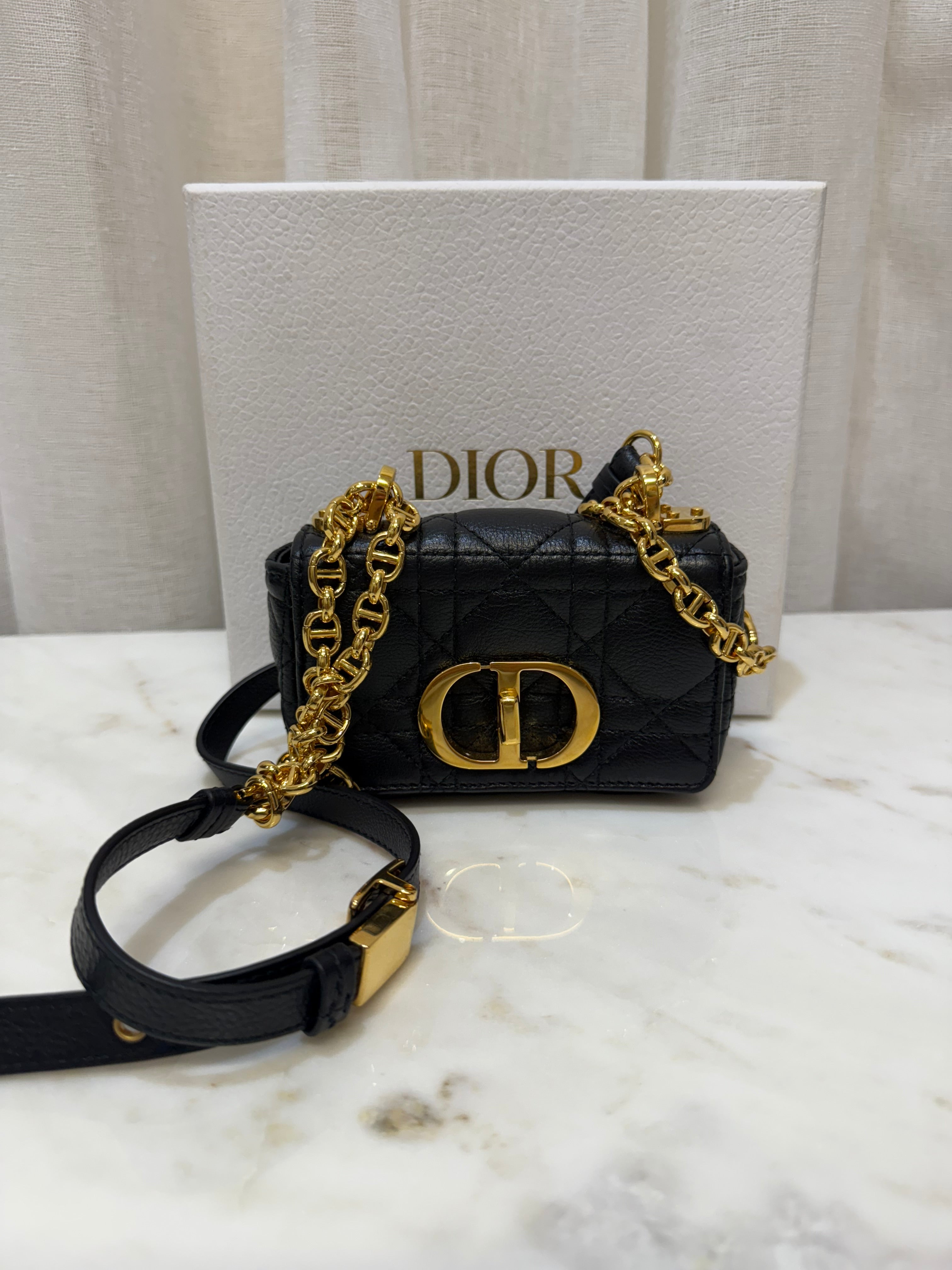 Dior Micro Bag/Coin Purse on chain