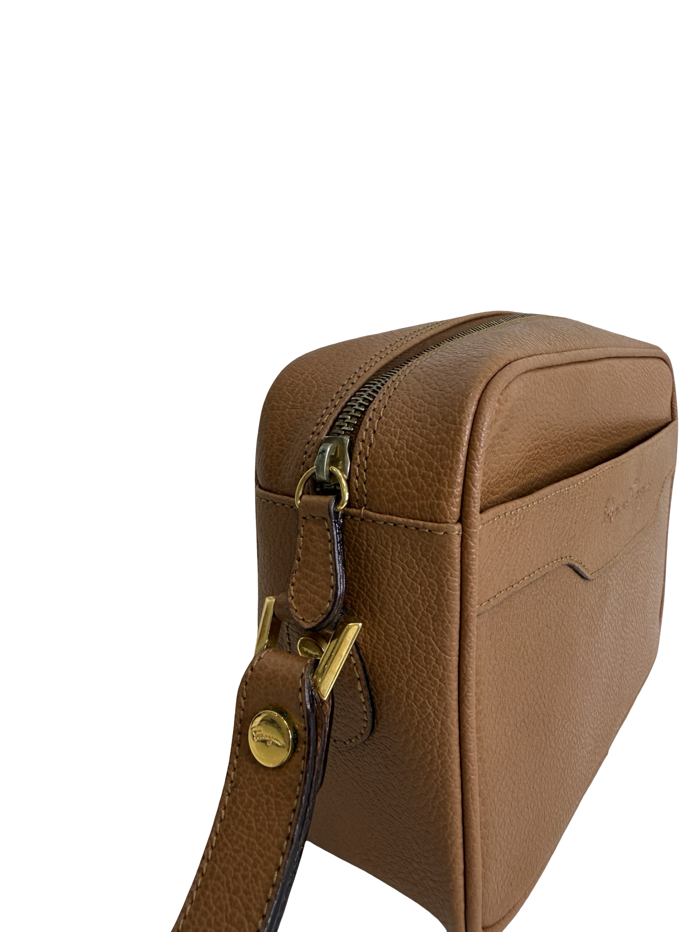 Salvatore Ferragamo Brown Clutch/Wristlet