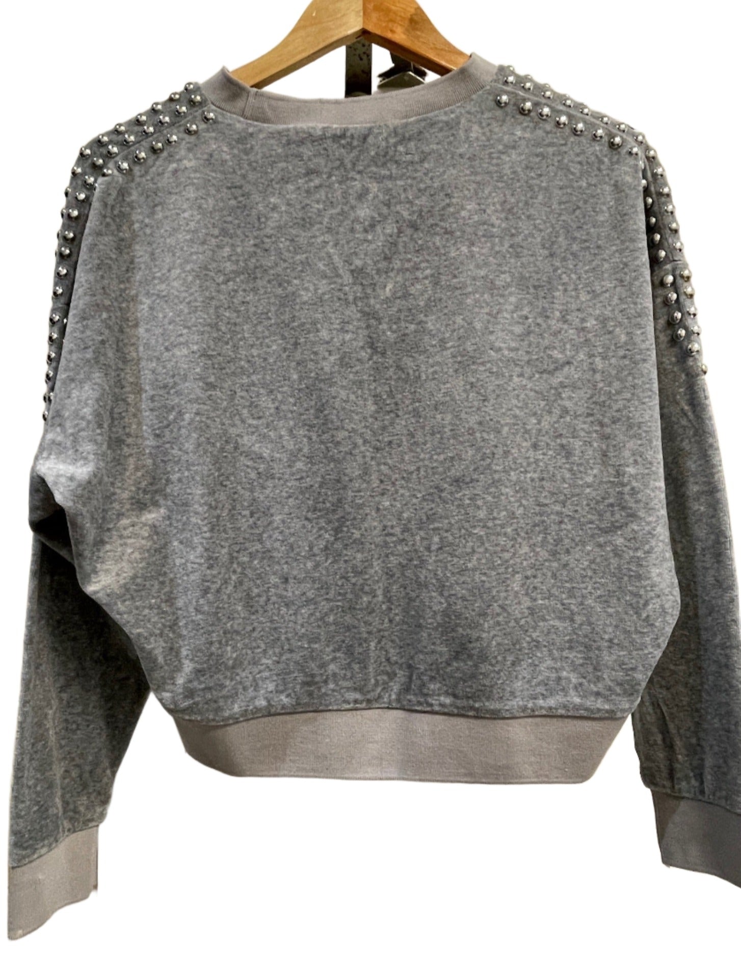 IRO Grey Jumper With Silver Studs