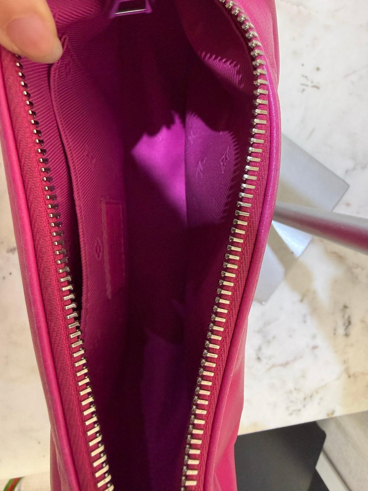 Louis Vuitton Pink Leather Monogram Crossbody Bag, O/S
