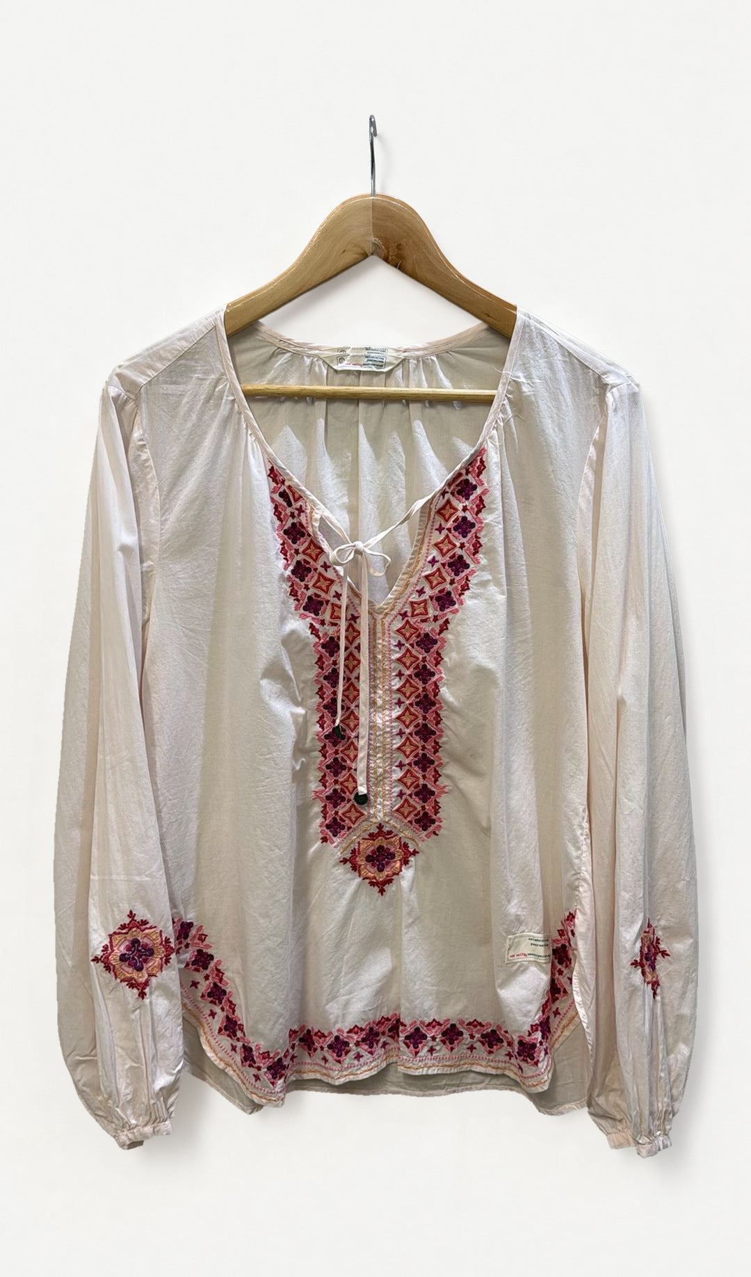 Odd Molly Pink LS Blouse 2