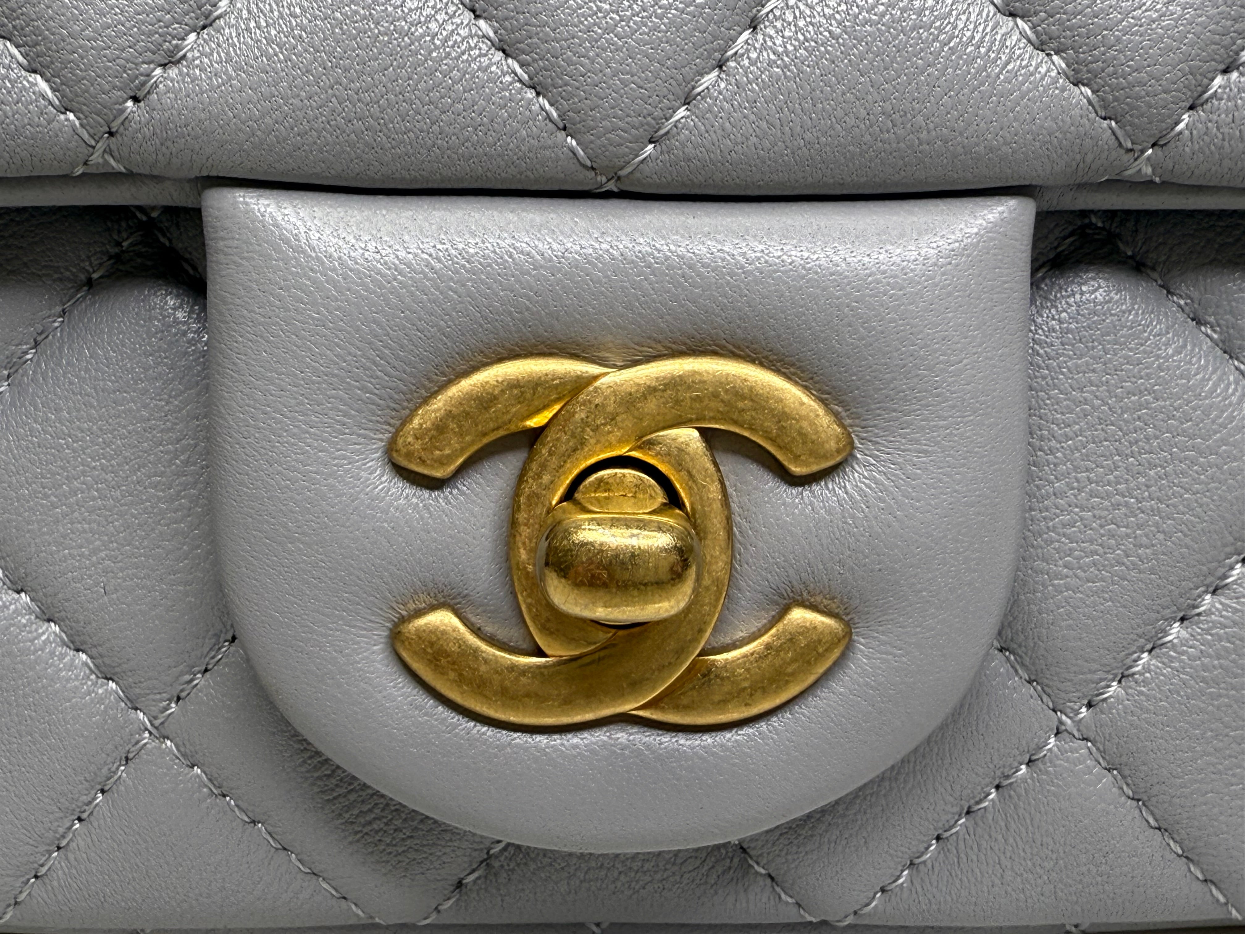 Chanel Grey Mini Classique