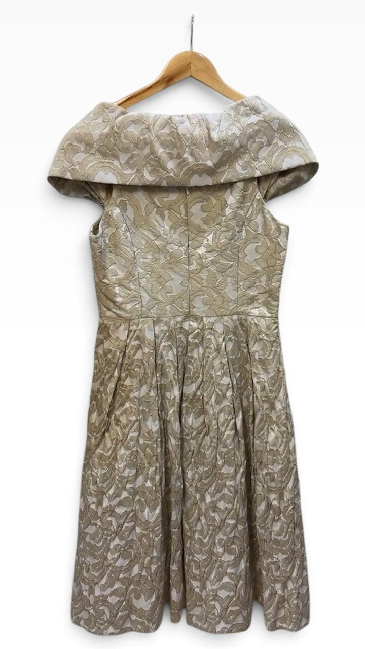 Moss & Spy Gold Dress 12 – preloved at STYLE/colab (photo 2 of 2)