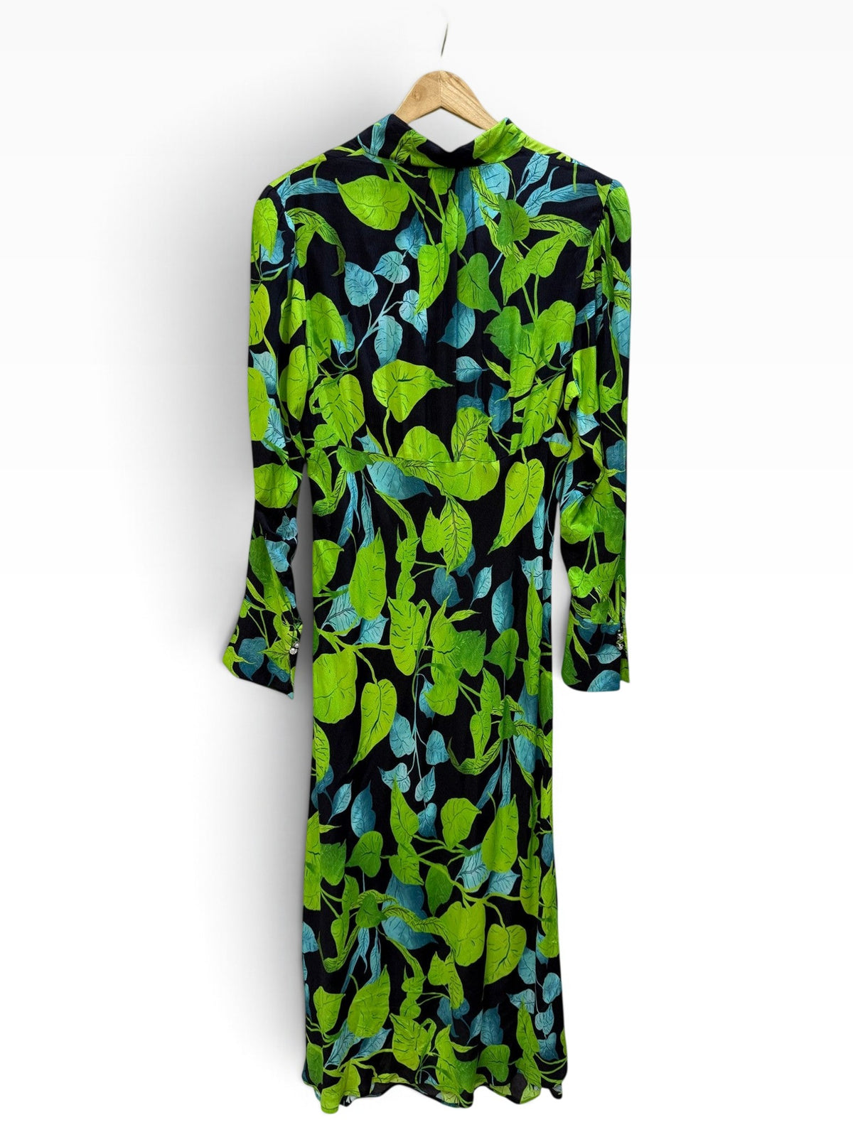 Husk Green Floral Dress 8