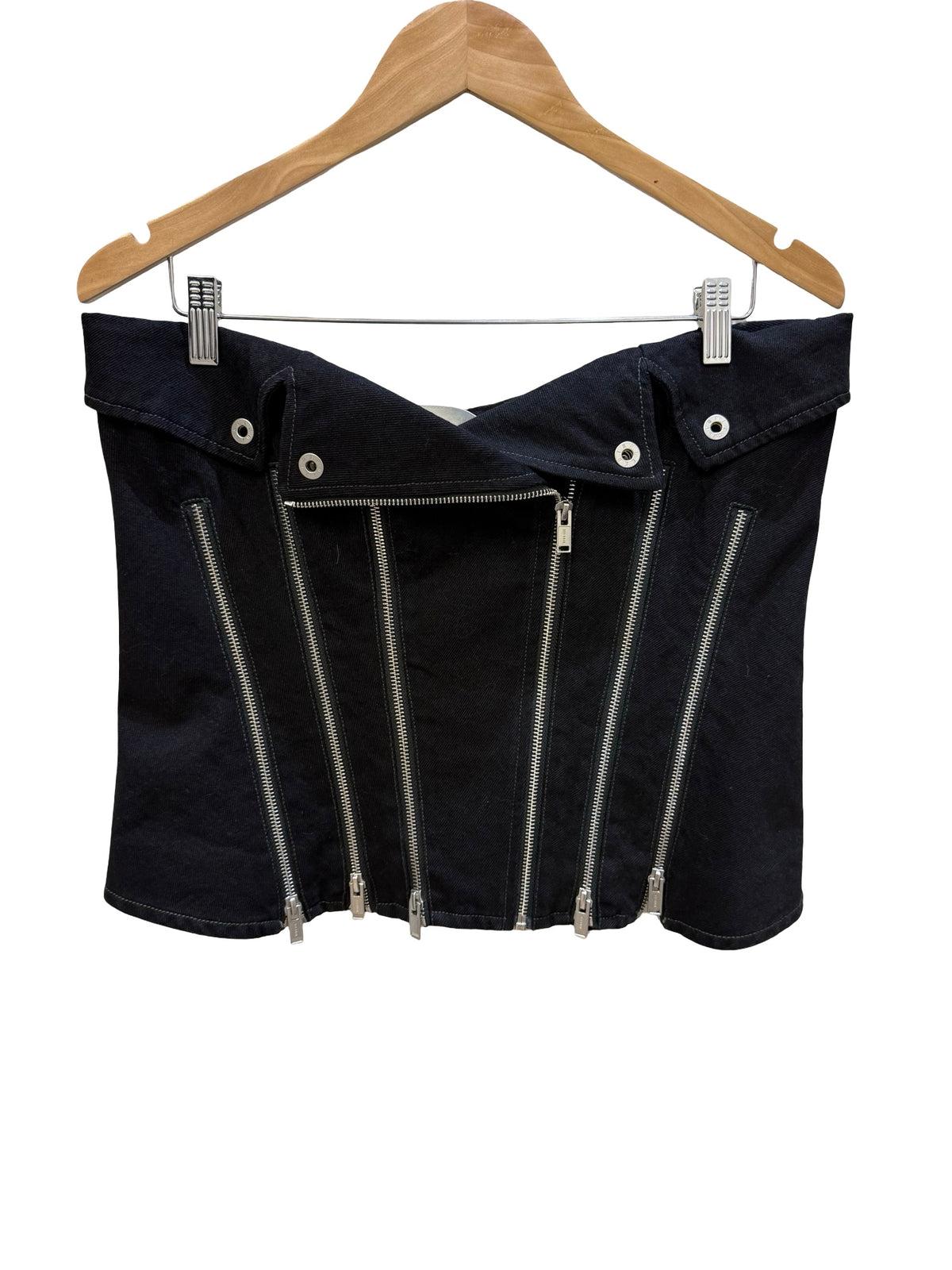 Dion Lee Black Denim Corset 12