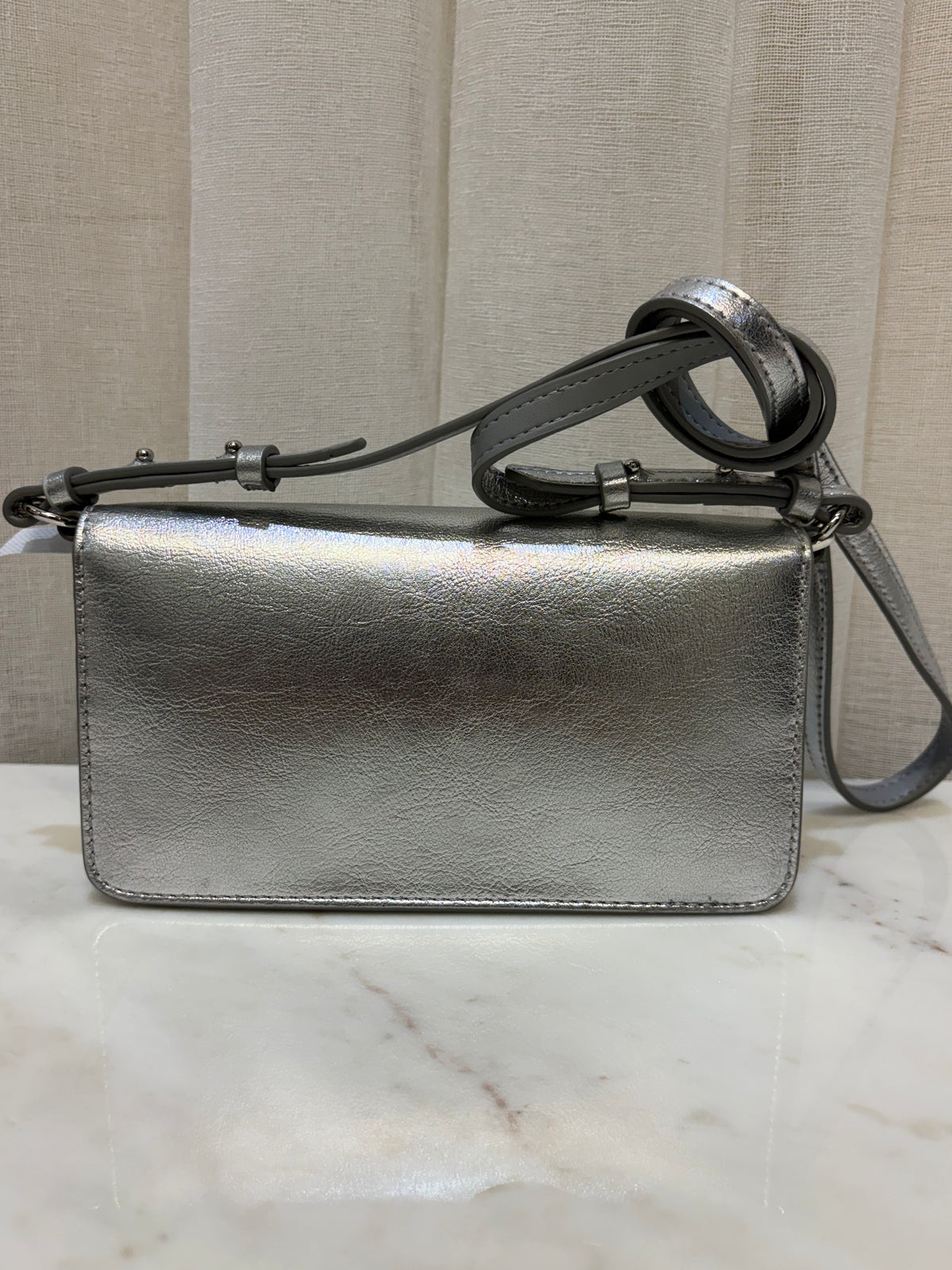 Stella McCartney Silver Crossbody Bag WDB