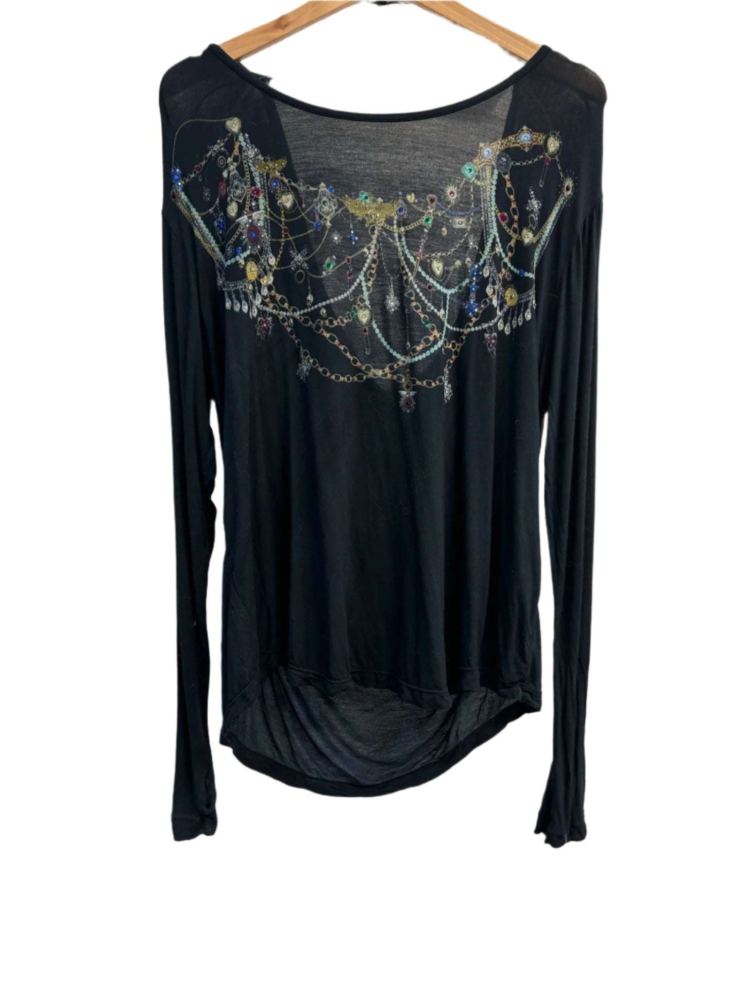 Camilla Black Backless Top S