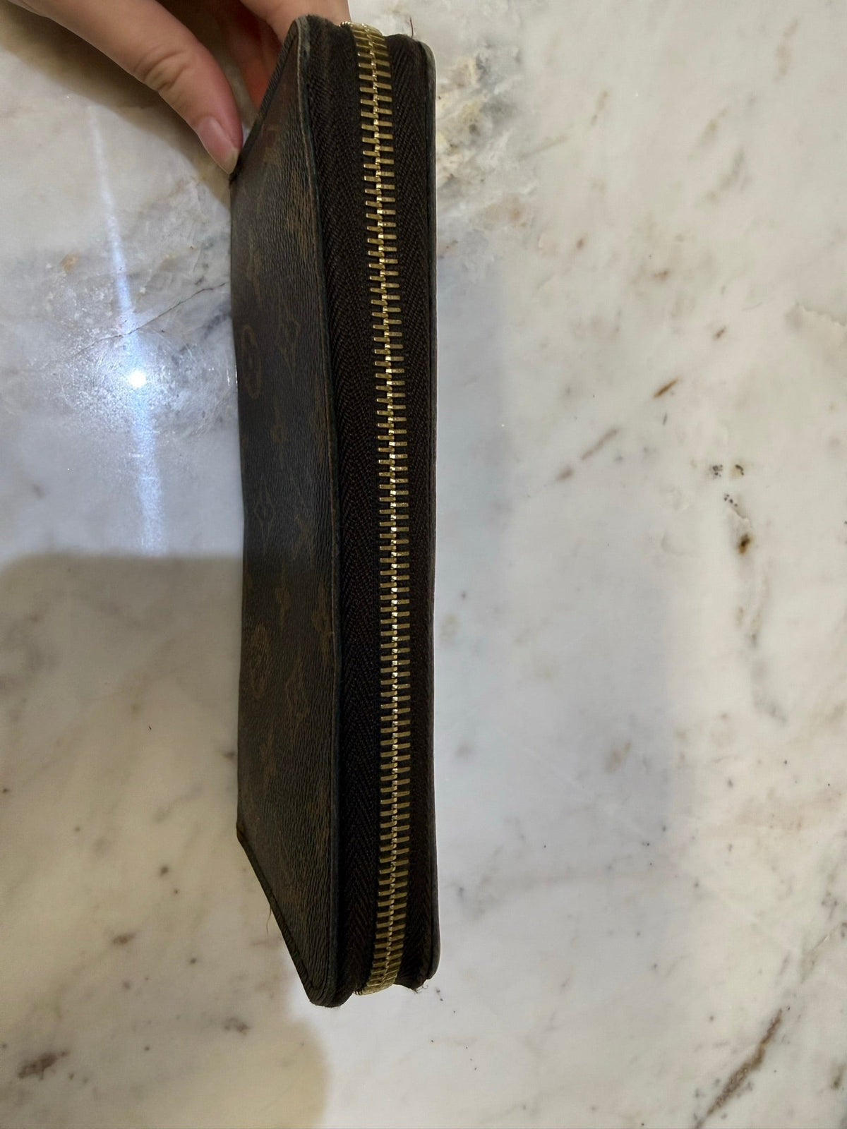 Louis Vuitton Brown Monogram Wallet, O/S