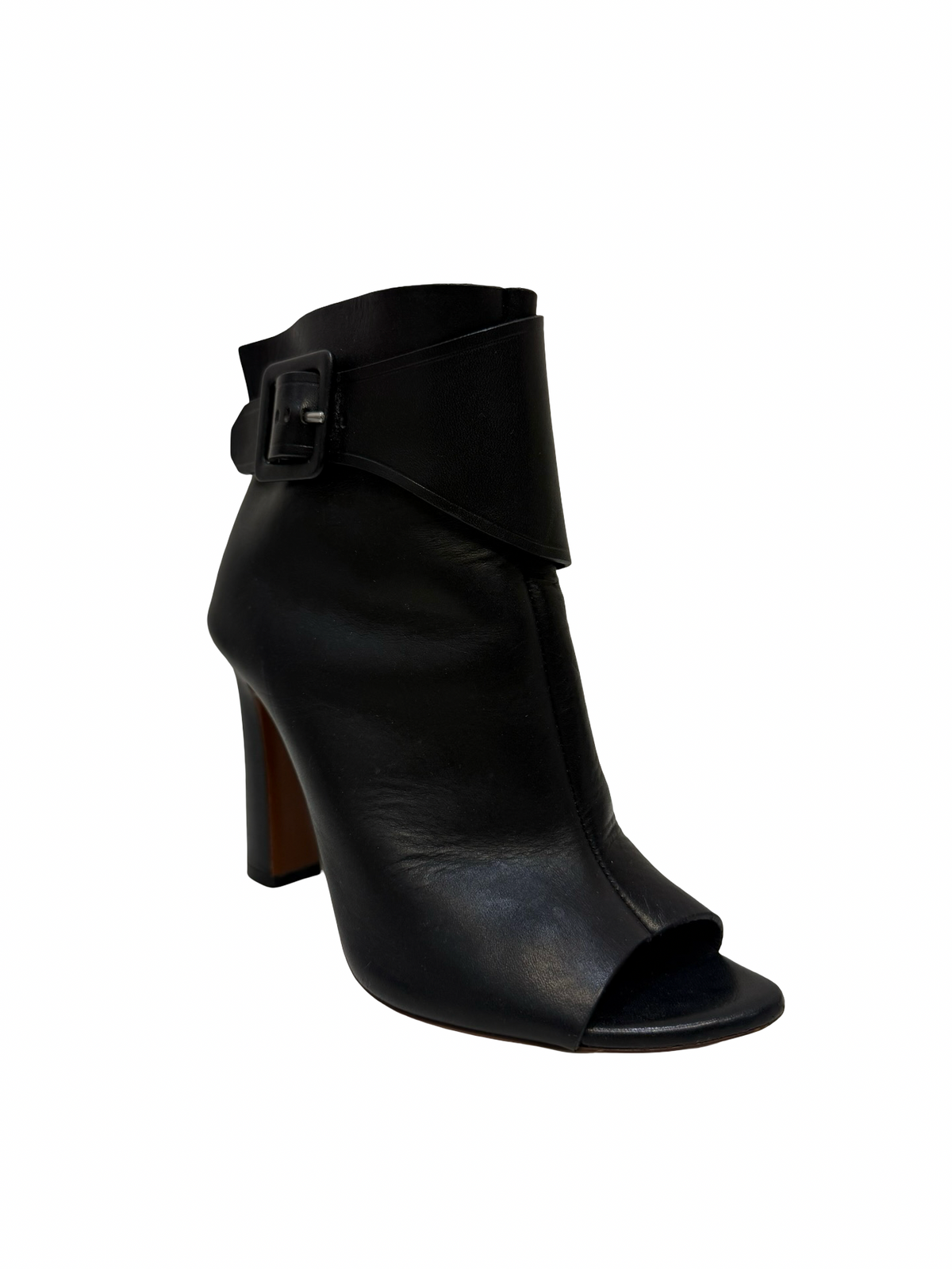 Proenza Schouler Black Peep Toe Boots 37 WB