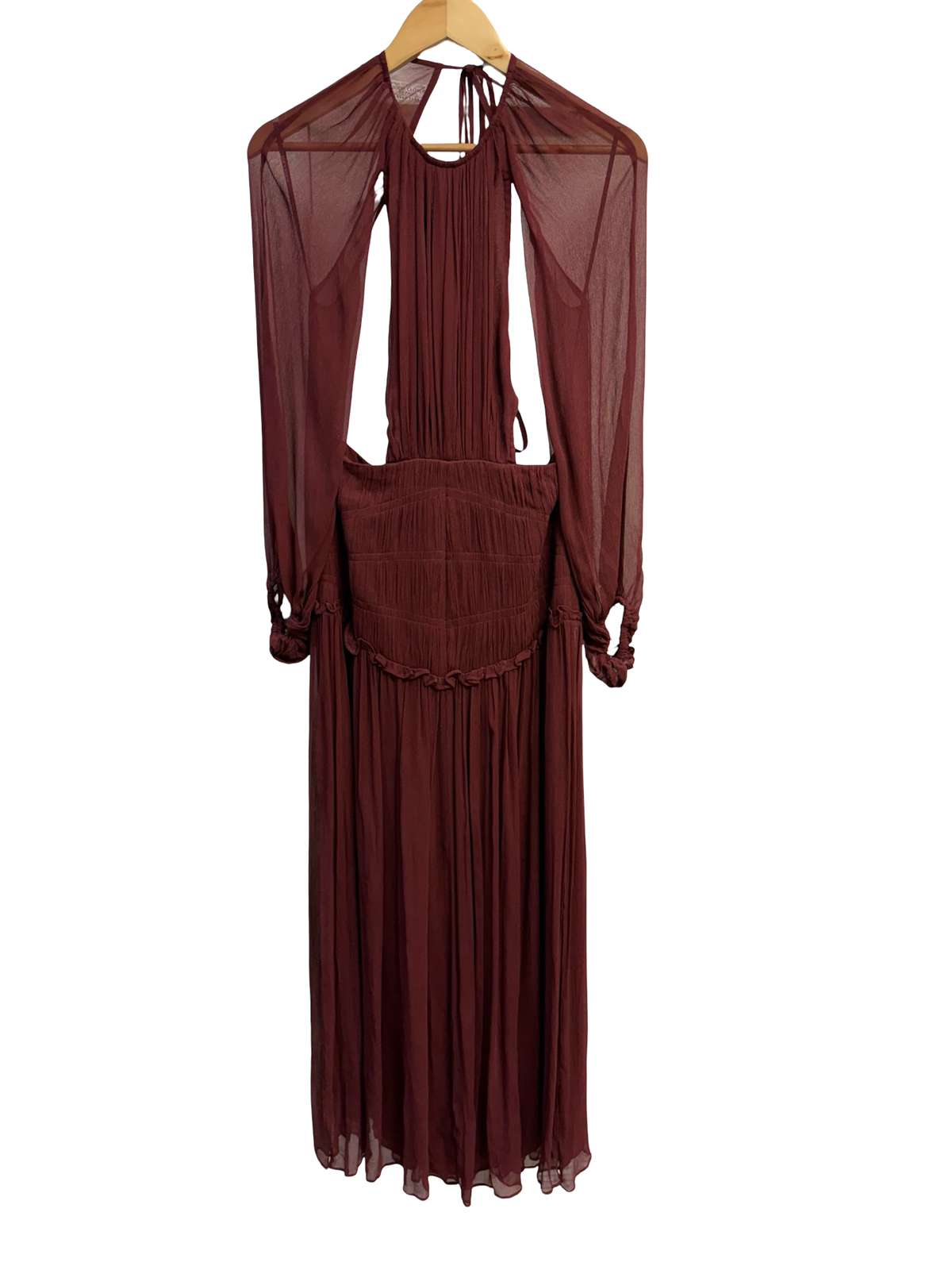 Shona Joy Burgundy Dress 8 BNWT