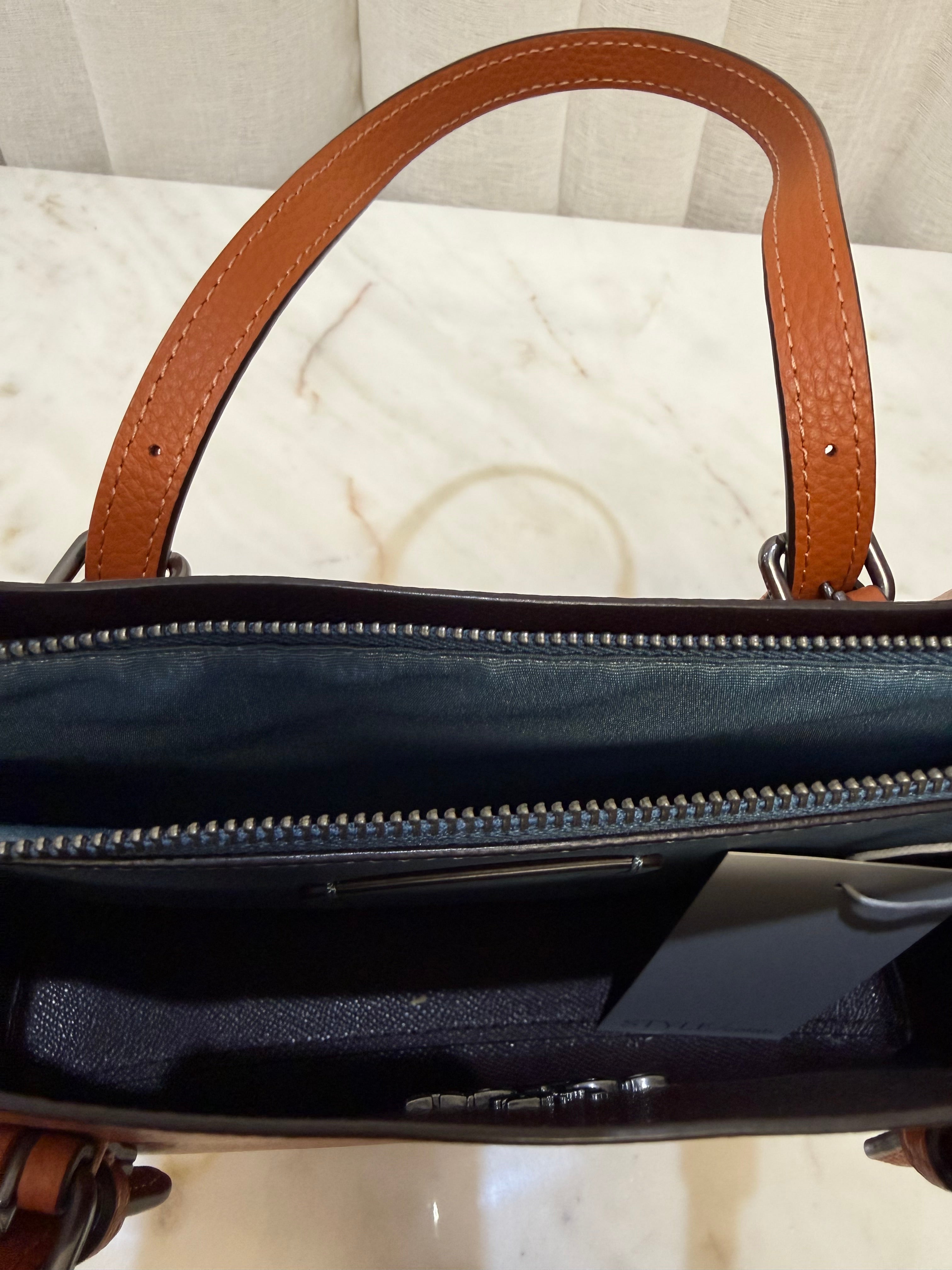 Coach Mollie Tote Bag 25 Orange