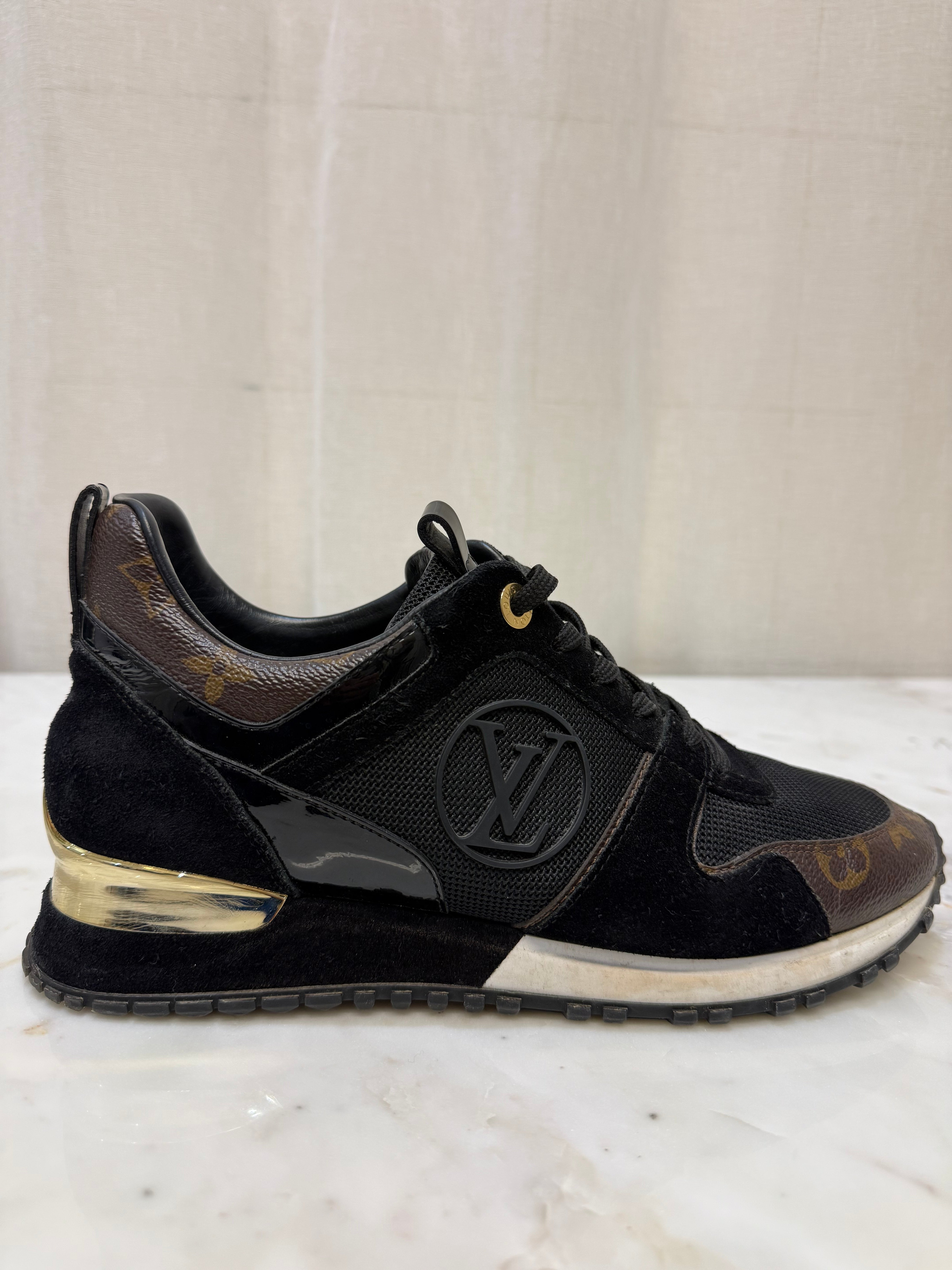Louis Vuitton Black/Brown Sneakers 39